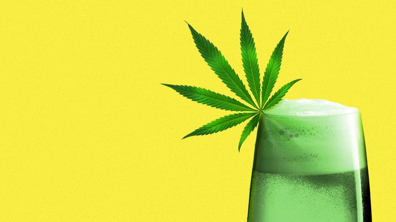 Weed drinks set up turf war between alcohol and cannabis industries