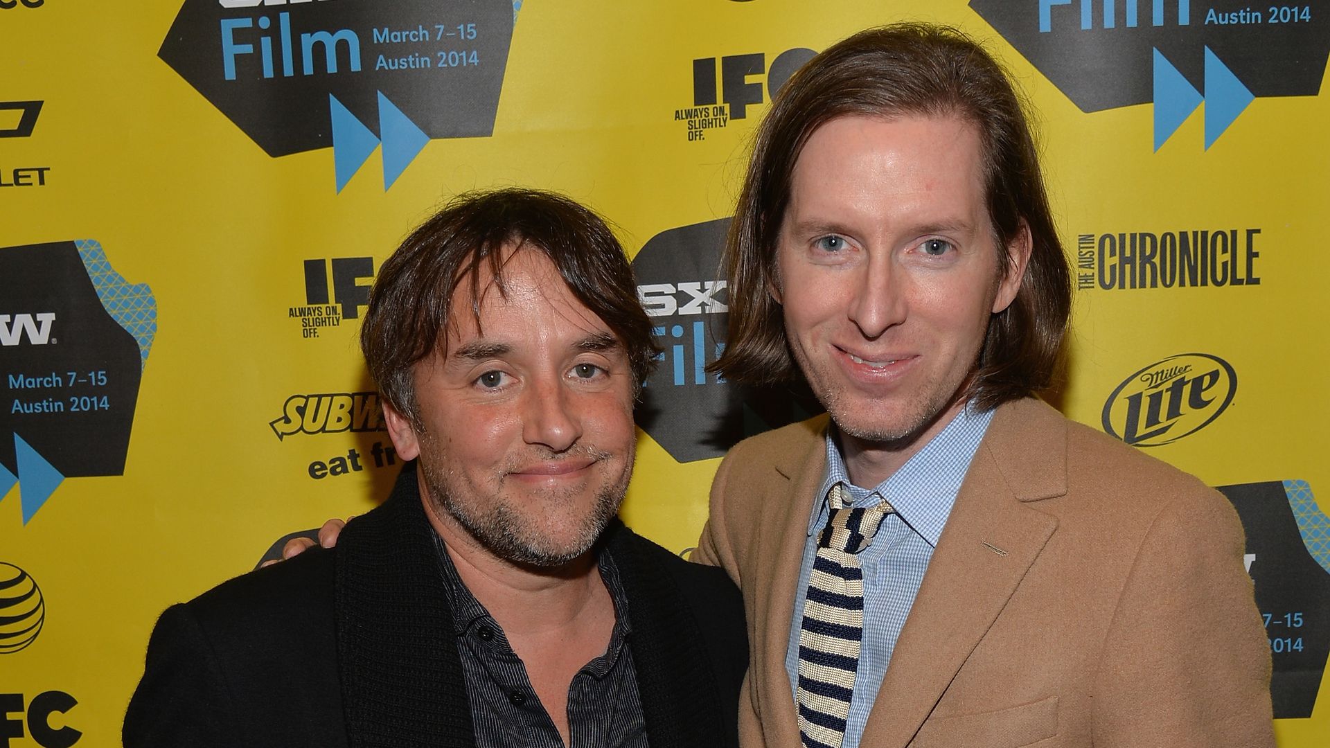 Texas filmmakers Richard Linklater and Wes Anderson