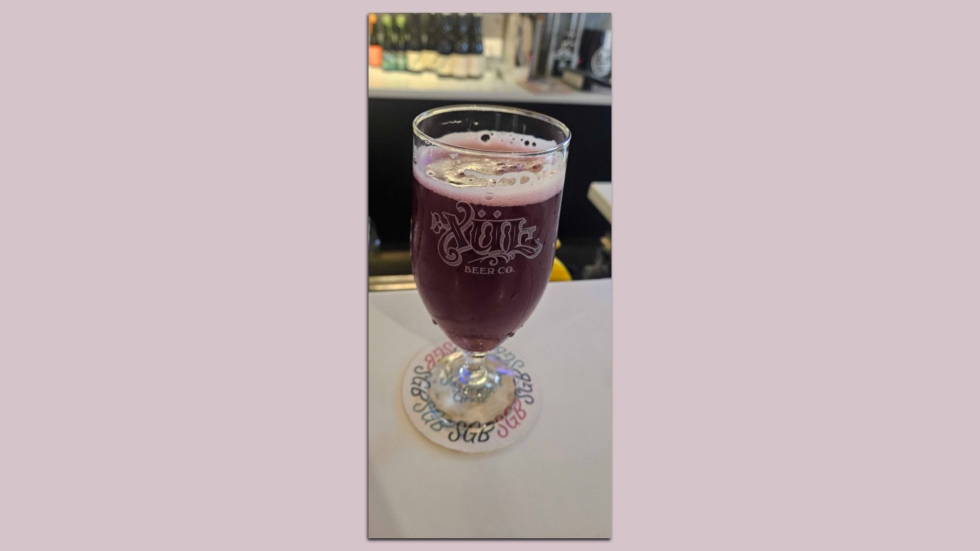 A PB&J Mixtape beer from Xul.