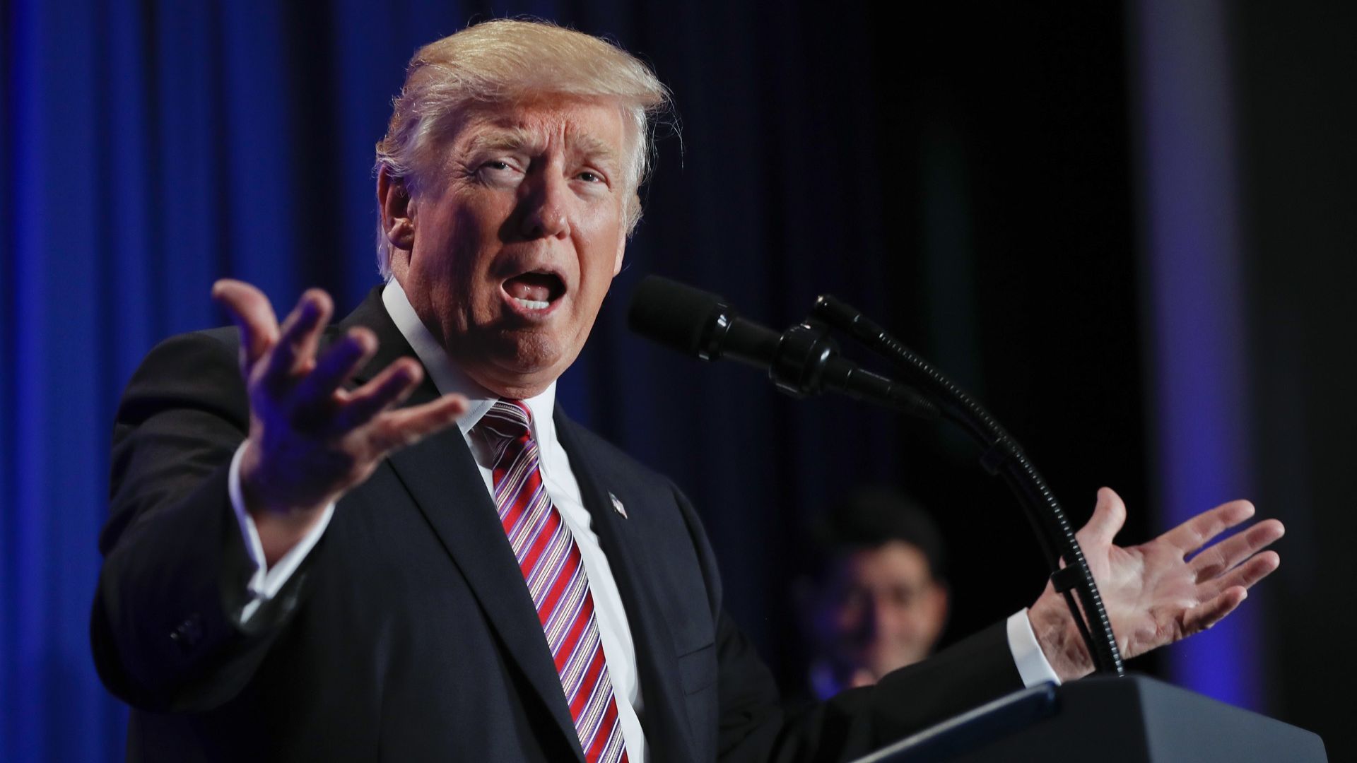 President Trump speaking