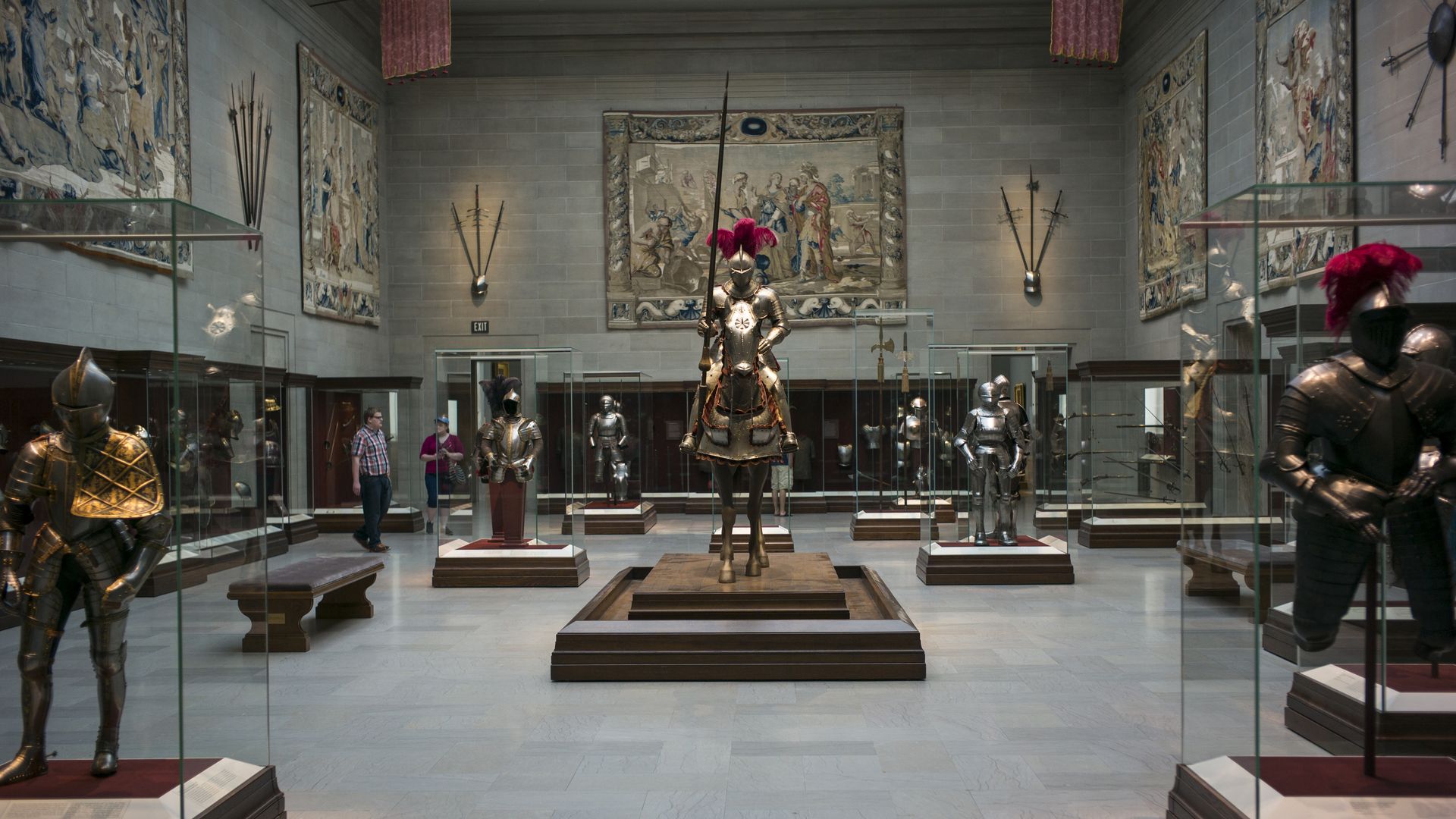 Armor exhibit at the Cleveland Museum of Art