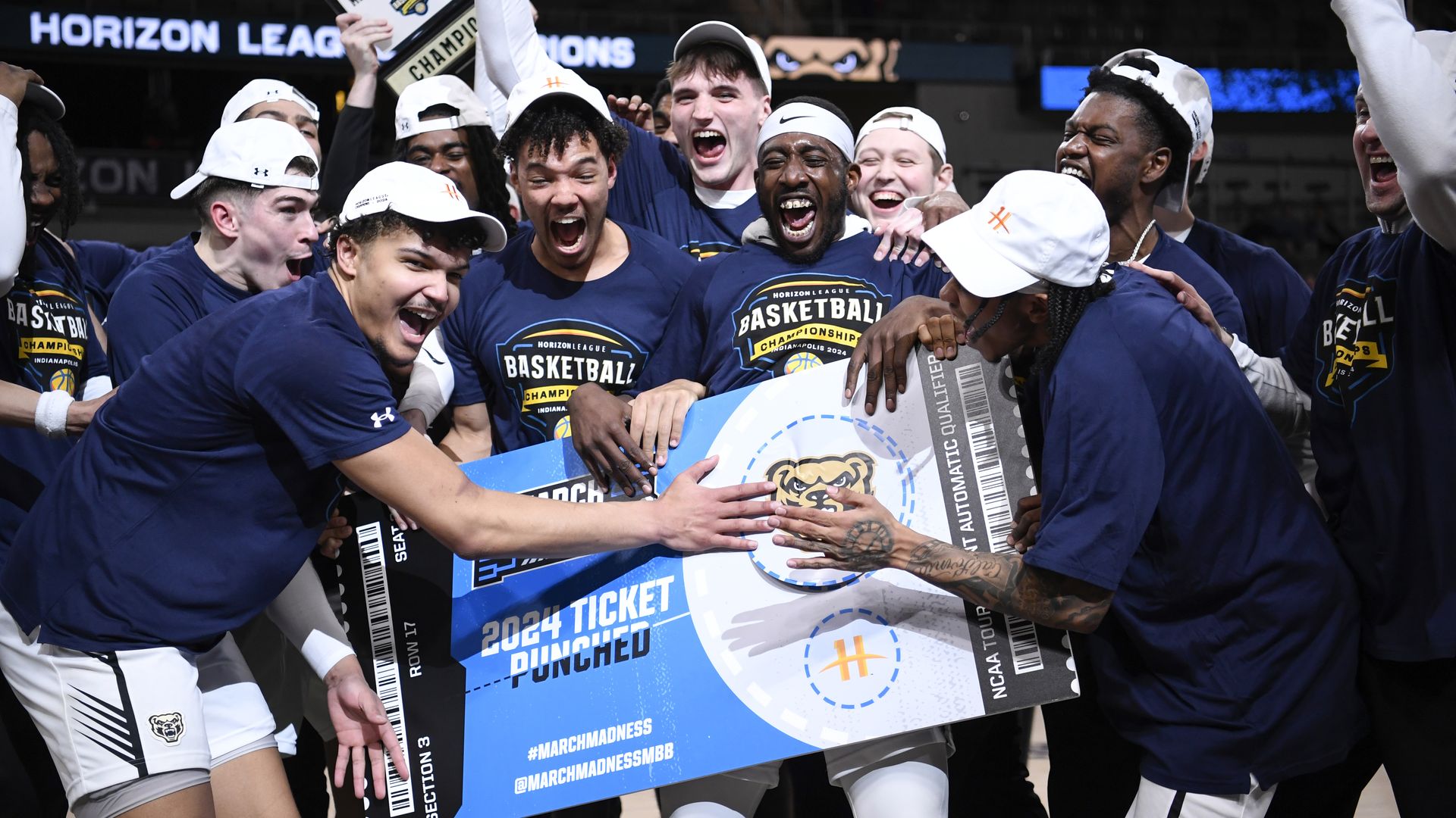 Oakland won the Horizon League championship this month to make the NCAA Tournament. 