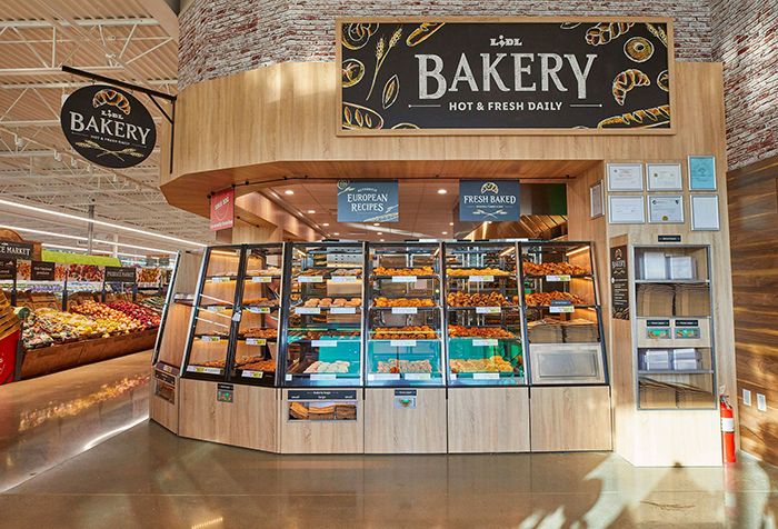 Lidl grocery store bakery