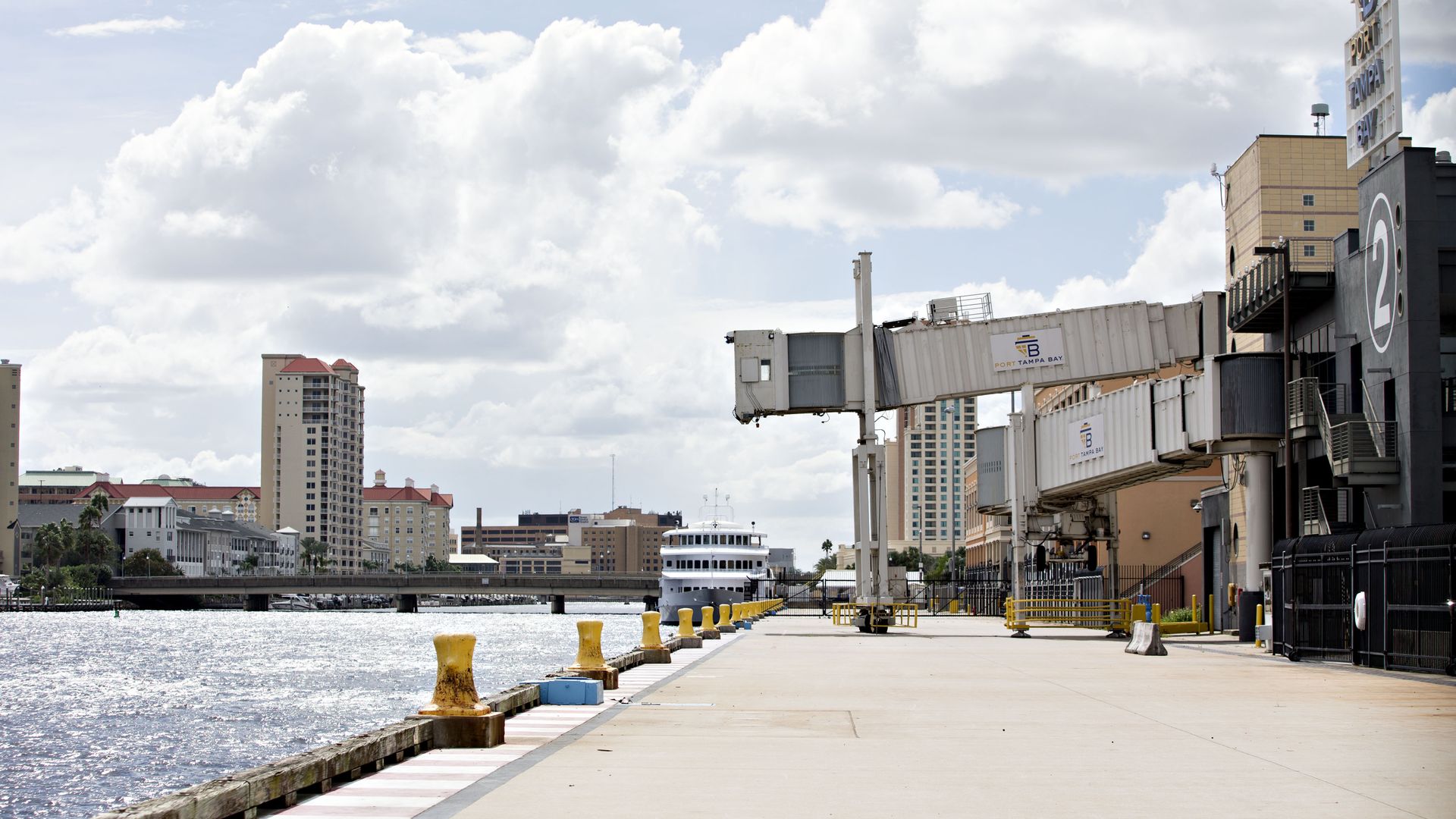 Port Authority behind Terminal 2 in tampa.