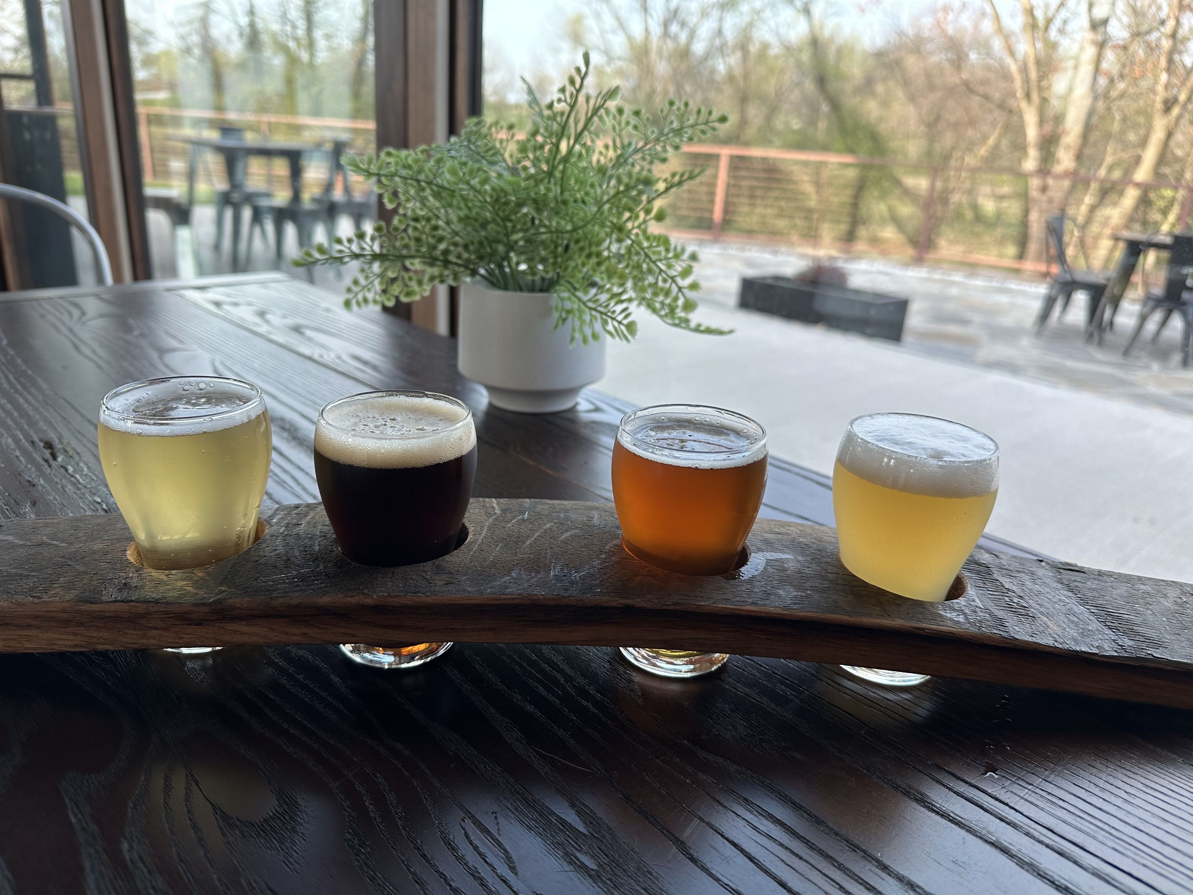 photo of flight of beers