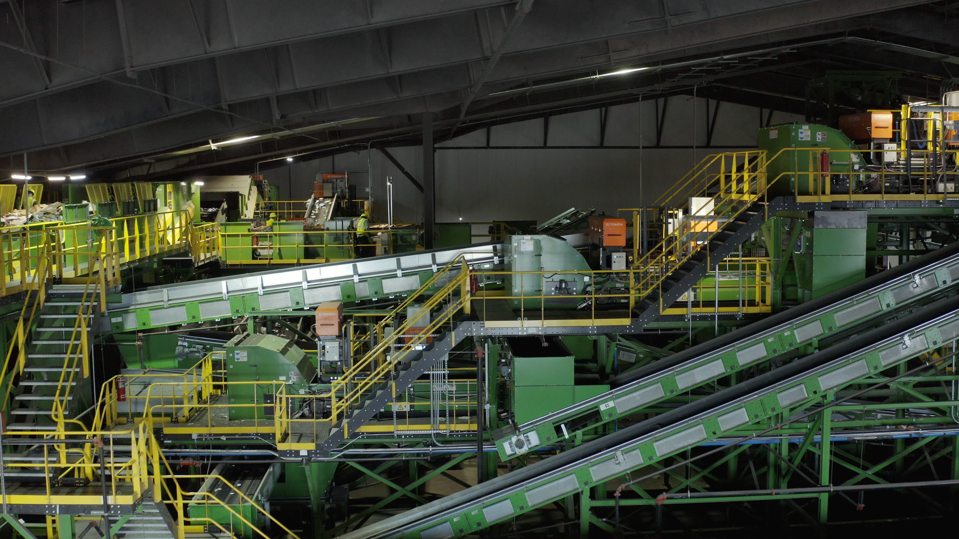 A WM recycling facility in Salt Lake City.