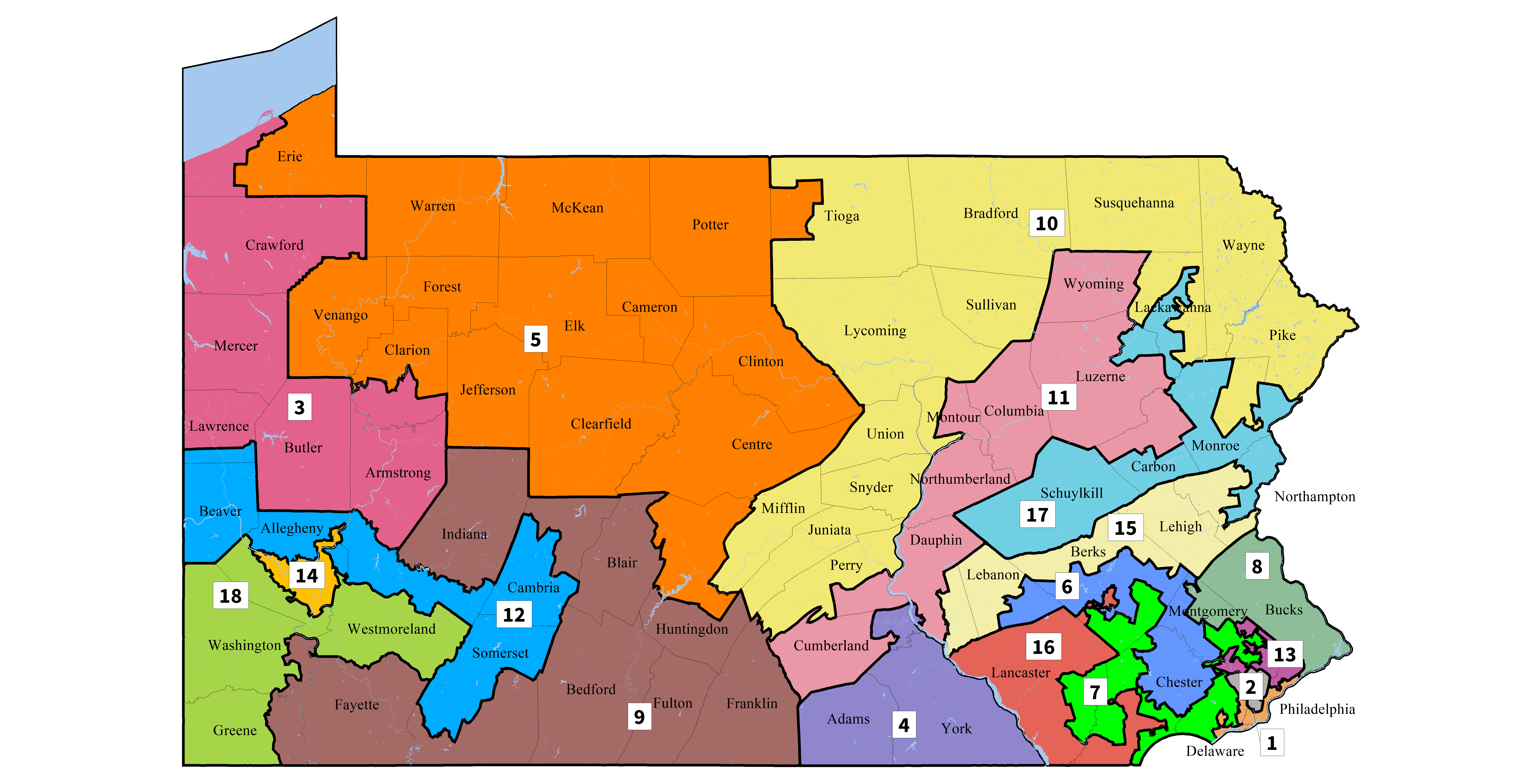 The House Seats In Pennsylvania That Could Flip Under The New Map Axios axios