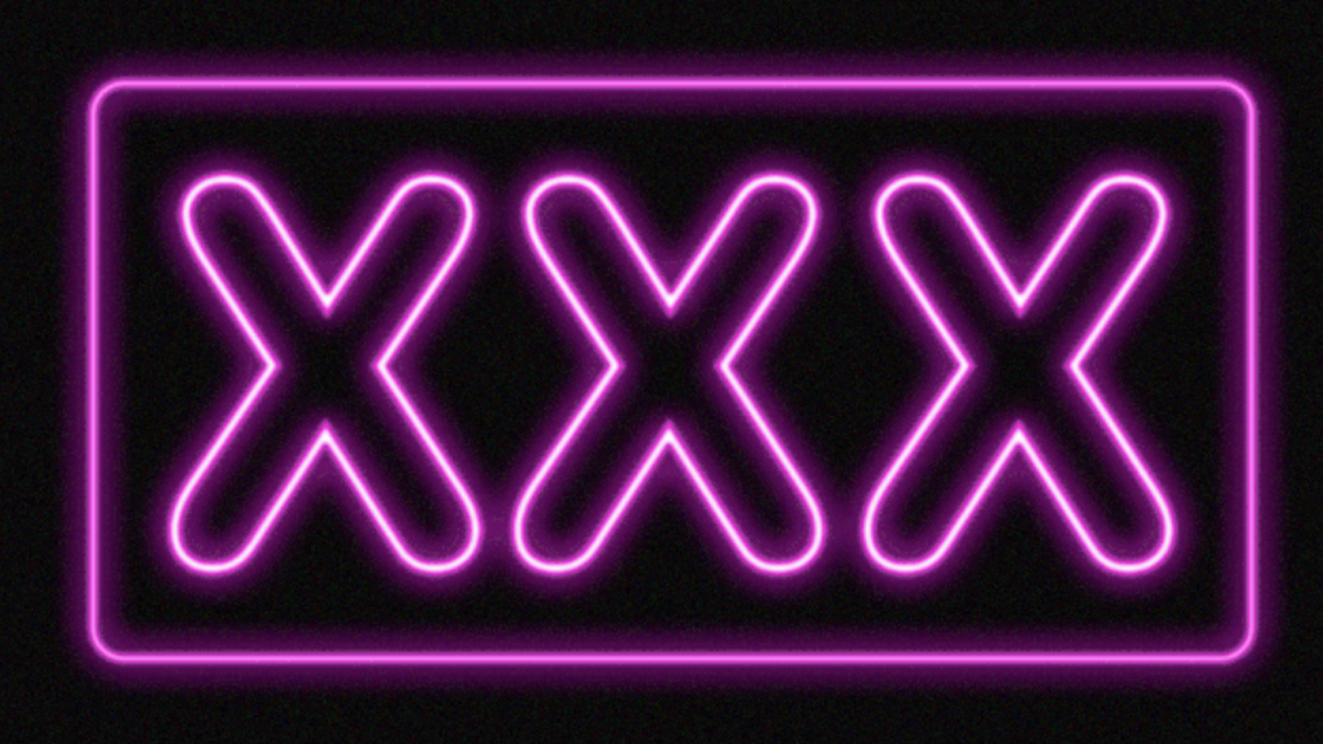 triple xxx sign