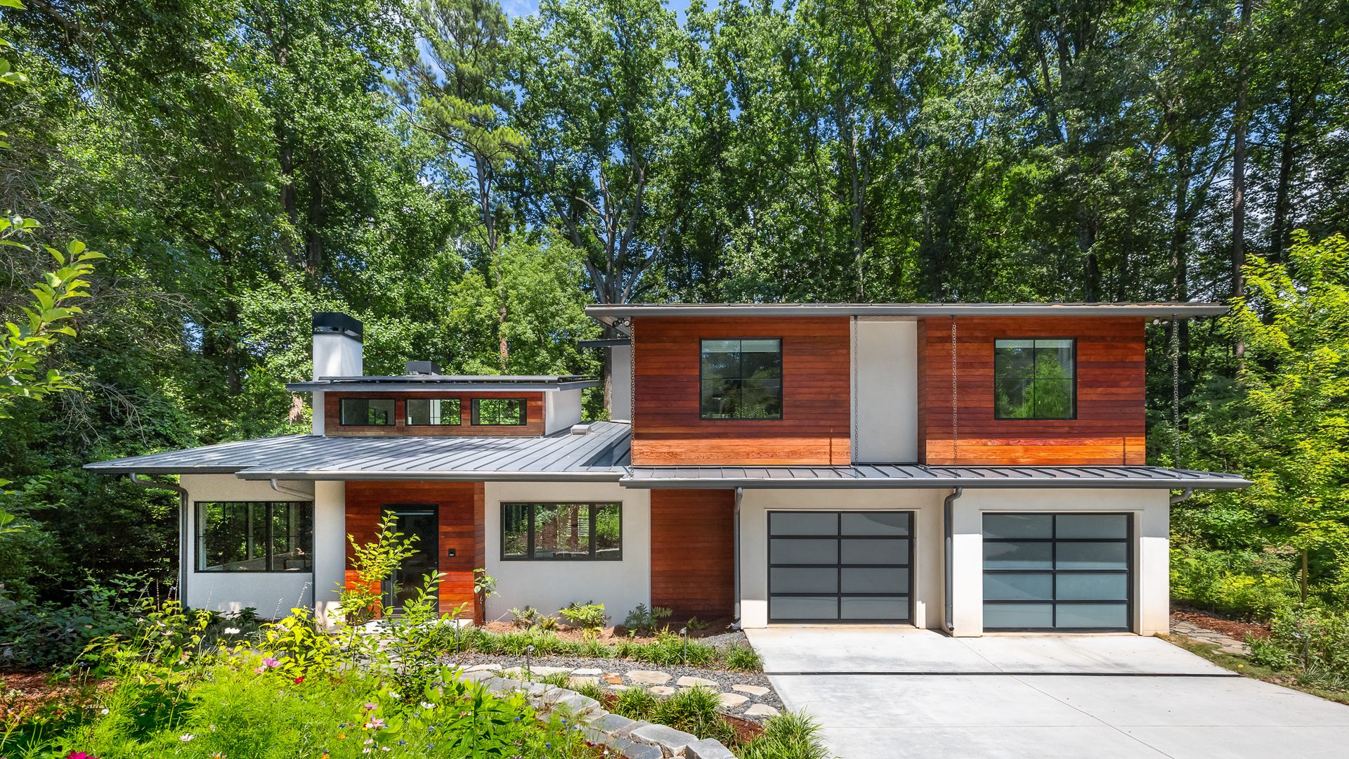 Front view of the front of the home.