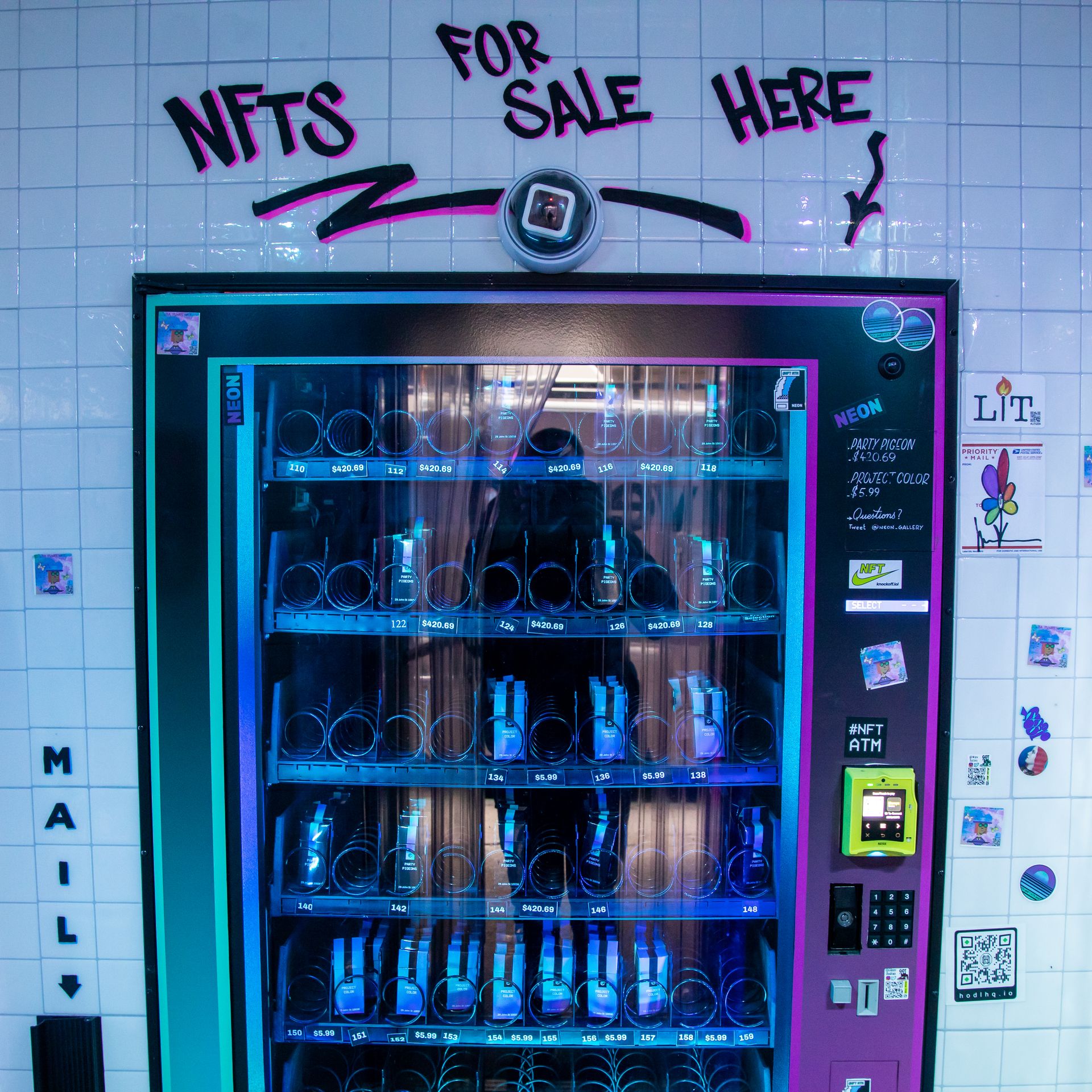 Move over candy bars, New York vending machine now selling NFT art -  BusinessWorld Online