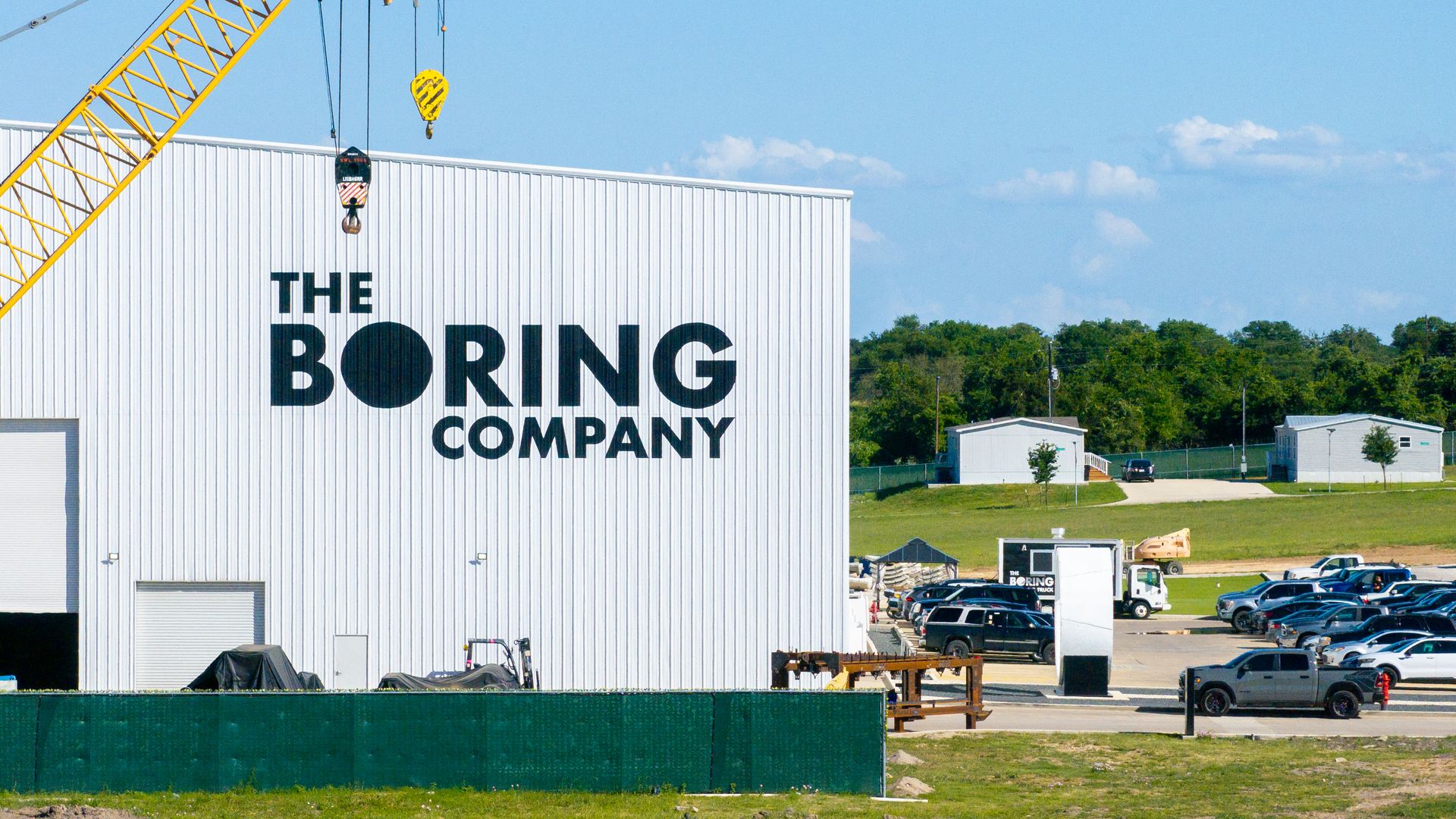 A sign for the Boring Company