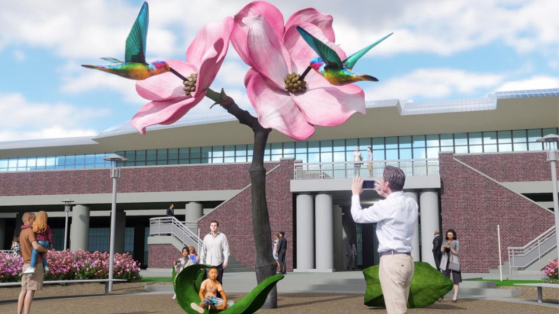 Richmond airport plans giant sculpture, Virginia-shaped welcome