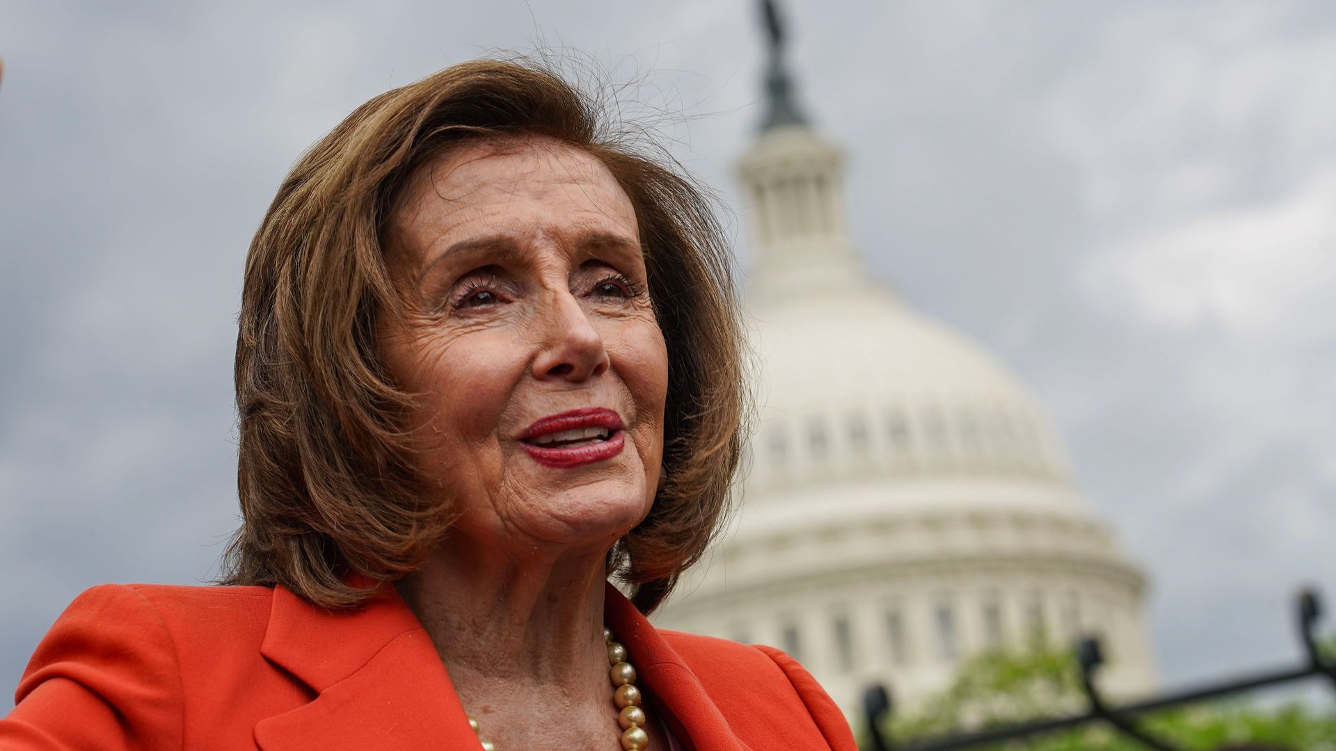 Rep. Nancy Pelosi (D-CA) speaks during the MomsRising.org Toddler Choice Awards on Capitol Hill on April 18, 2024 in Washington, DC. (Photo by Leigh Vogel/Getty Images for MomsRising.o