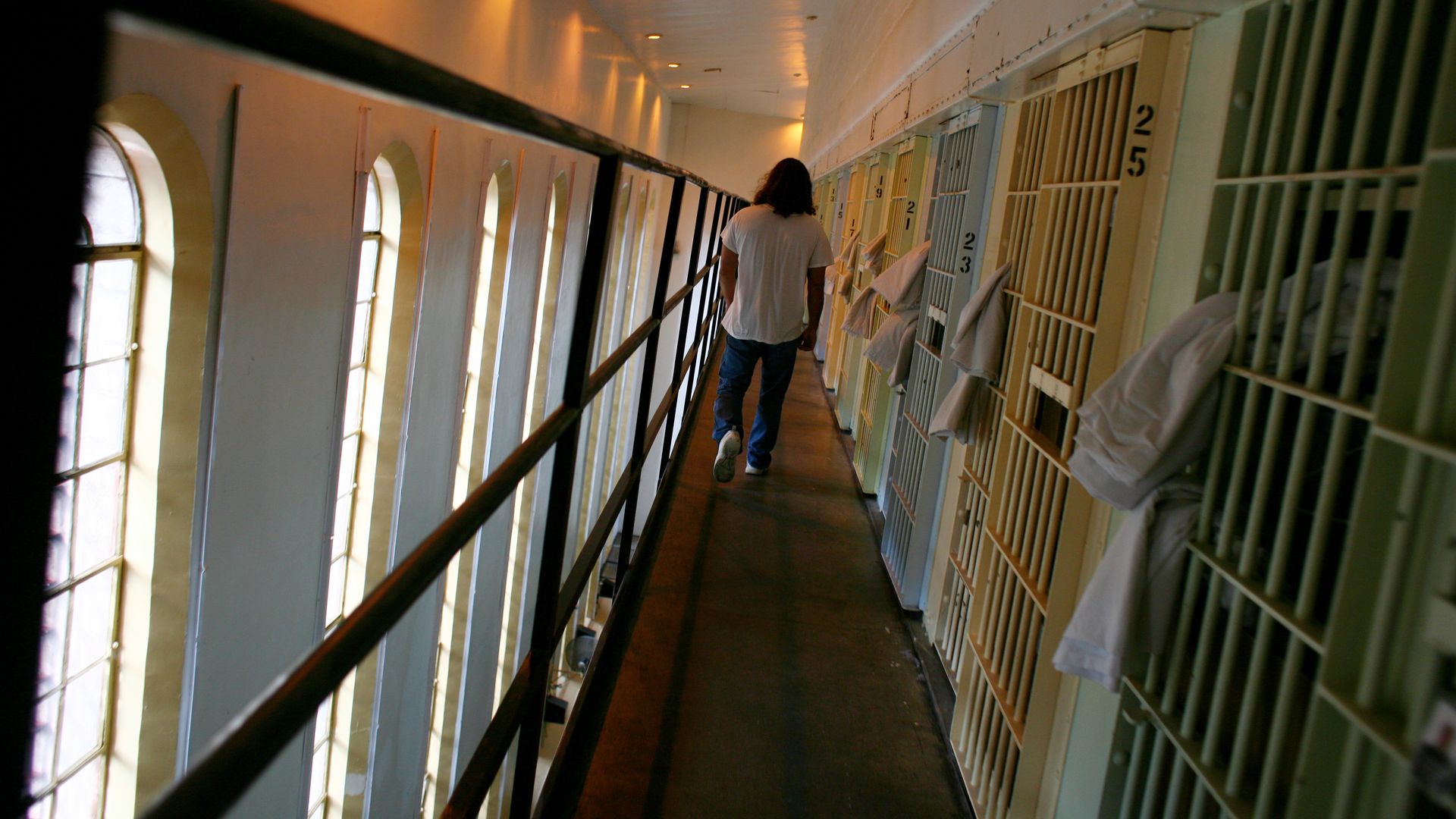 A photo from within the Anamosa Sate Prison. Photo: Andrew Lichtenstein/Corbis via Getty Images