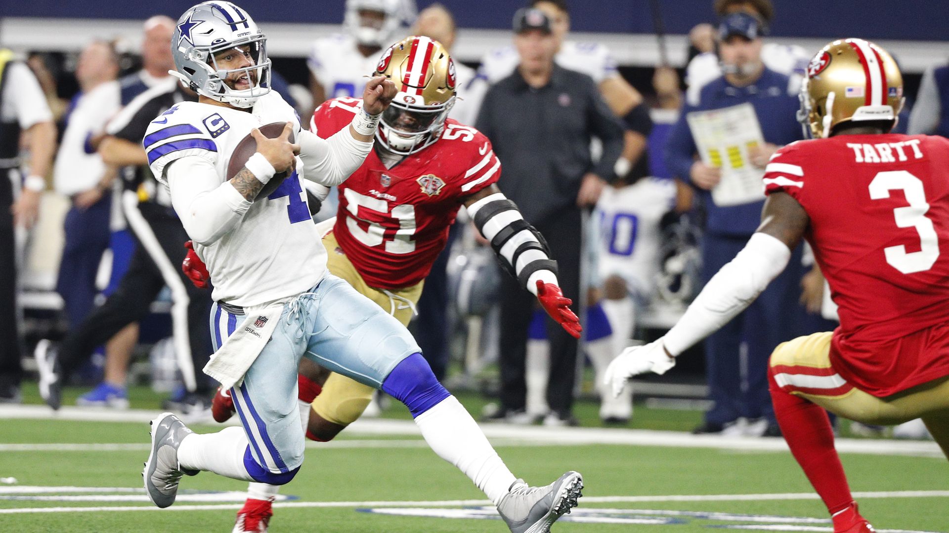 Cowboys-49ers historic rivalry makes sunday game tickets the most