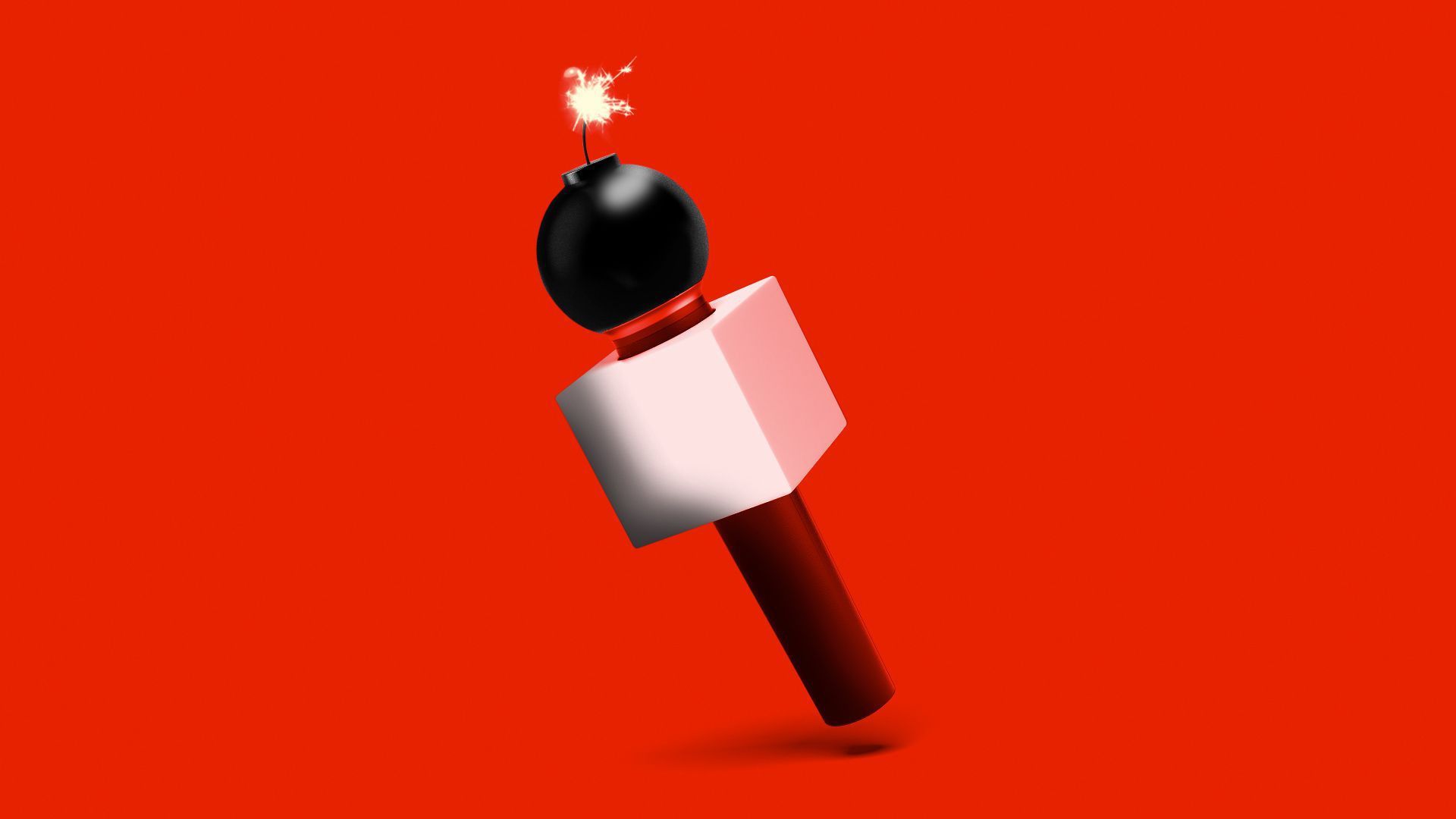 An illustration of a microphone