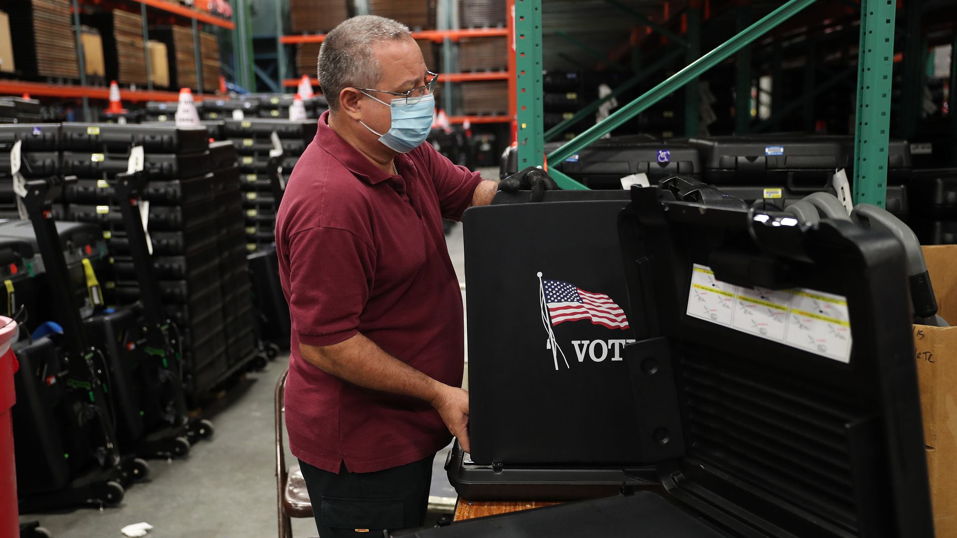 The Miami-Dade County Elections Department mailed out via the U.S. Post Office more than 530,000 vote-by-mail ballots to voters with a request on file for the November 3, 2020 General Election