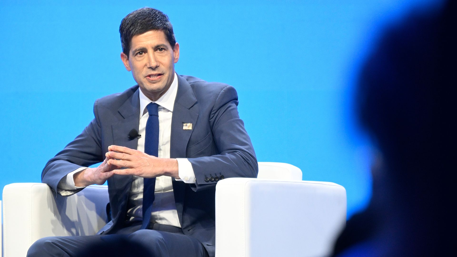 Kevin Warsh, chairman of the US Federal Reserve, during the International Monetary Fund (IMF) and World Bank annual meetings in Bangkok, Thailand,