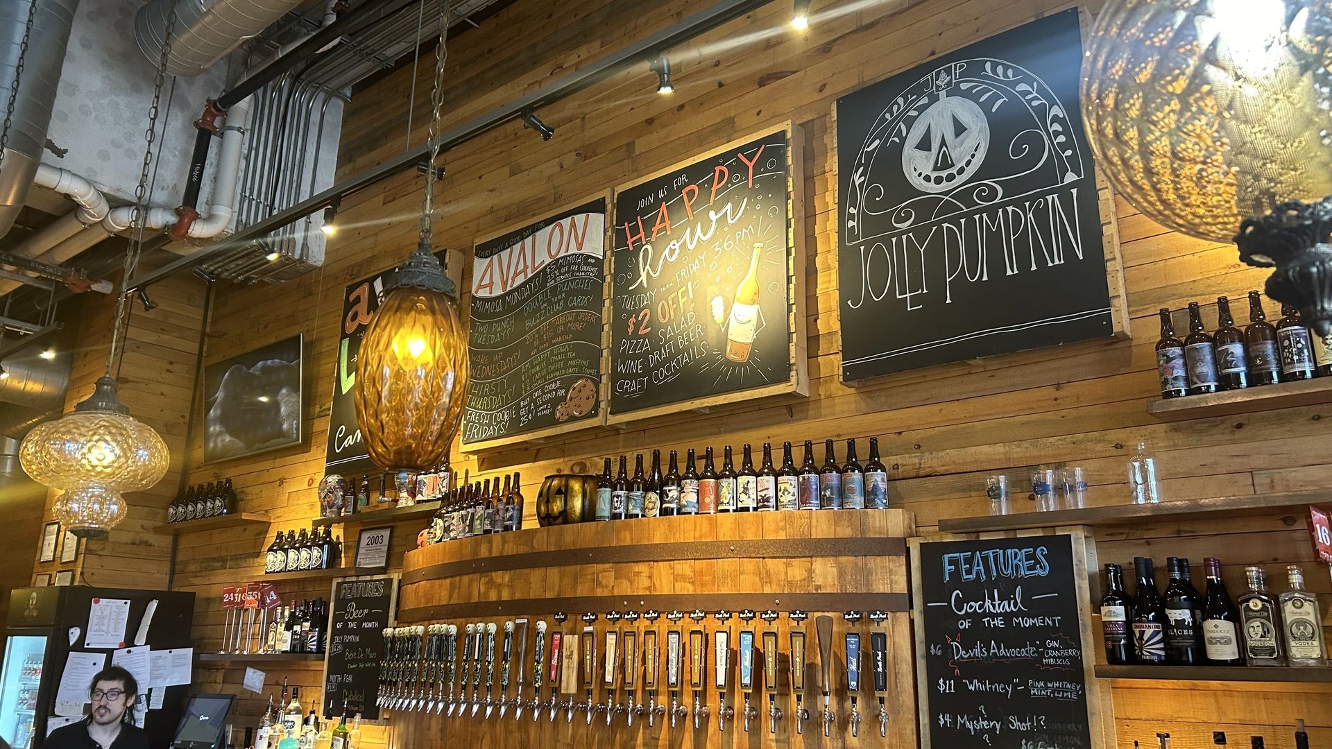 Jolly Pumpkin's Midtown brewpub location at 441 W Canfield St., #9.