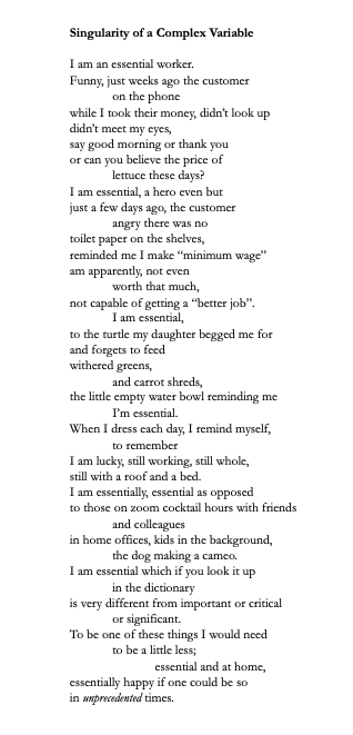 a poem by Dawn McMahon