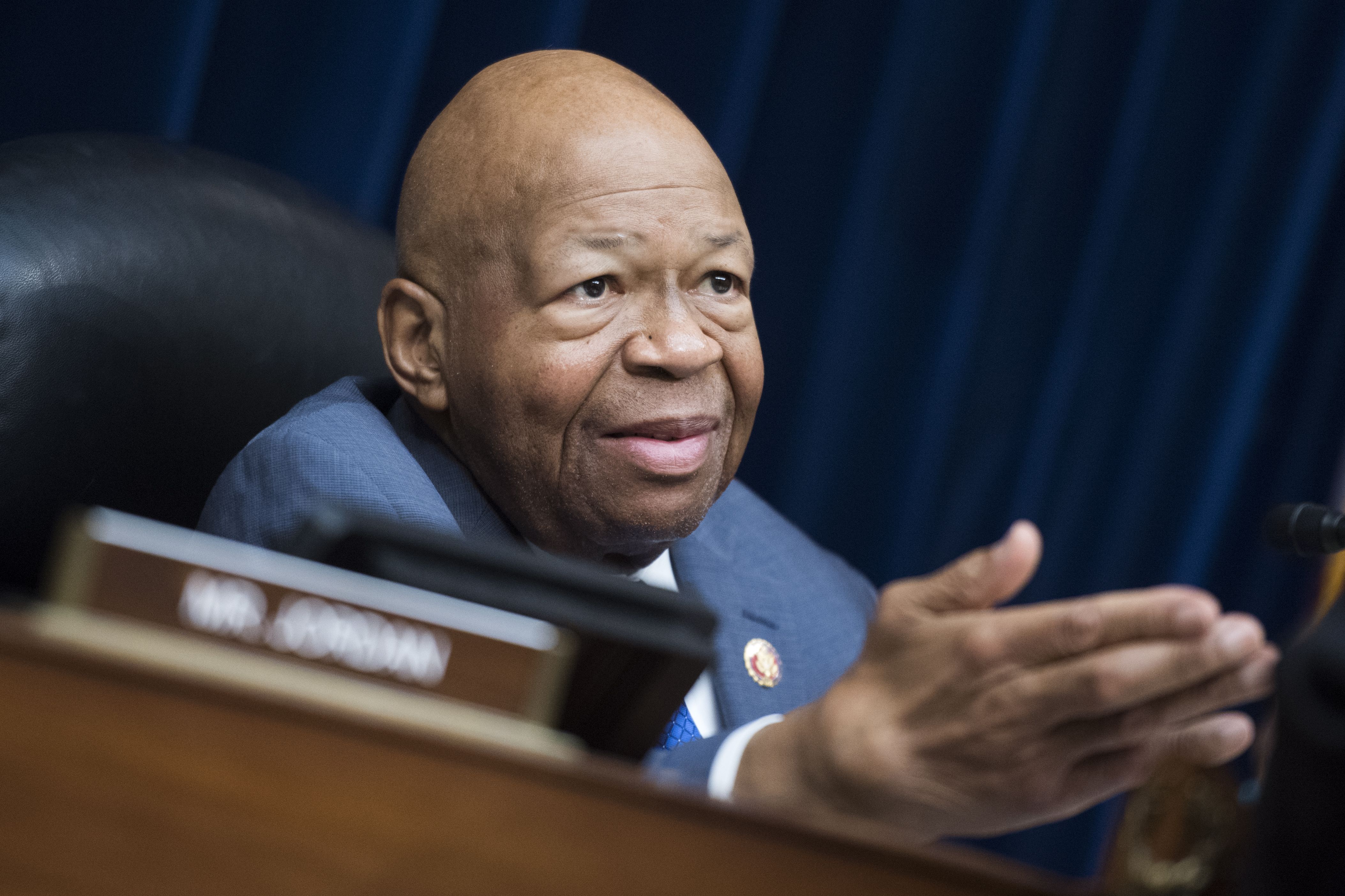 Cummings during a House Oversight and Reform Committee hearing.