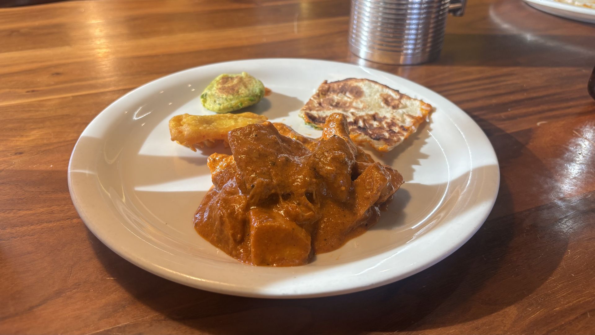 Saffron Valley buffet dishes.