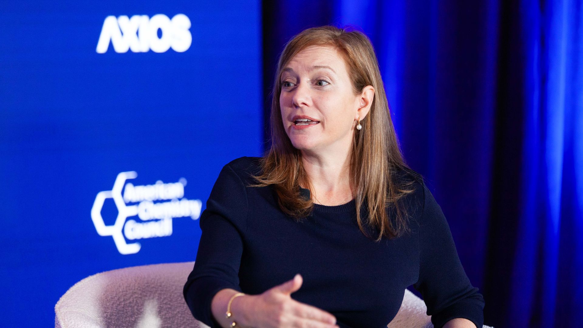 U.S. Rep. Lizzie Fletcher (D-Houston) speaks at an Axios event in Houston