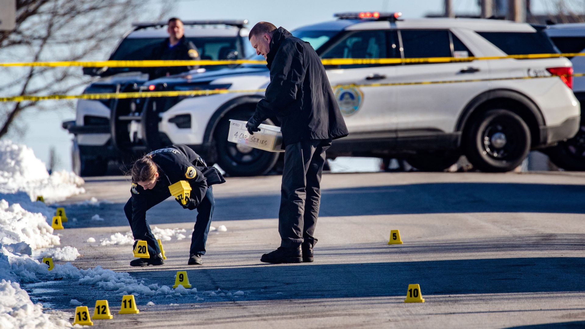 Shooting scene from East High School