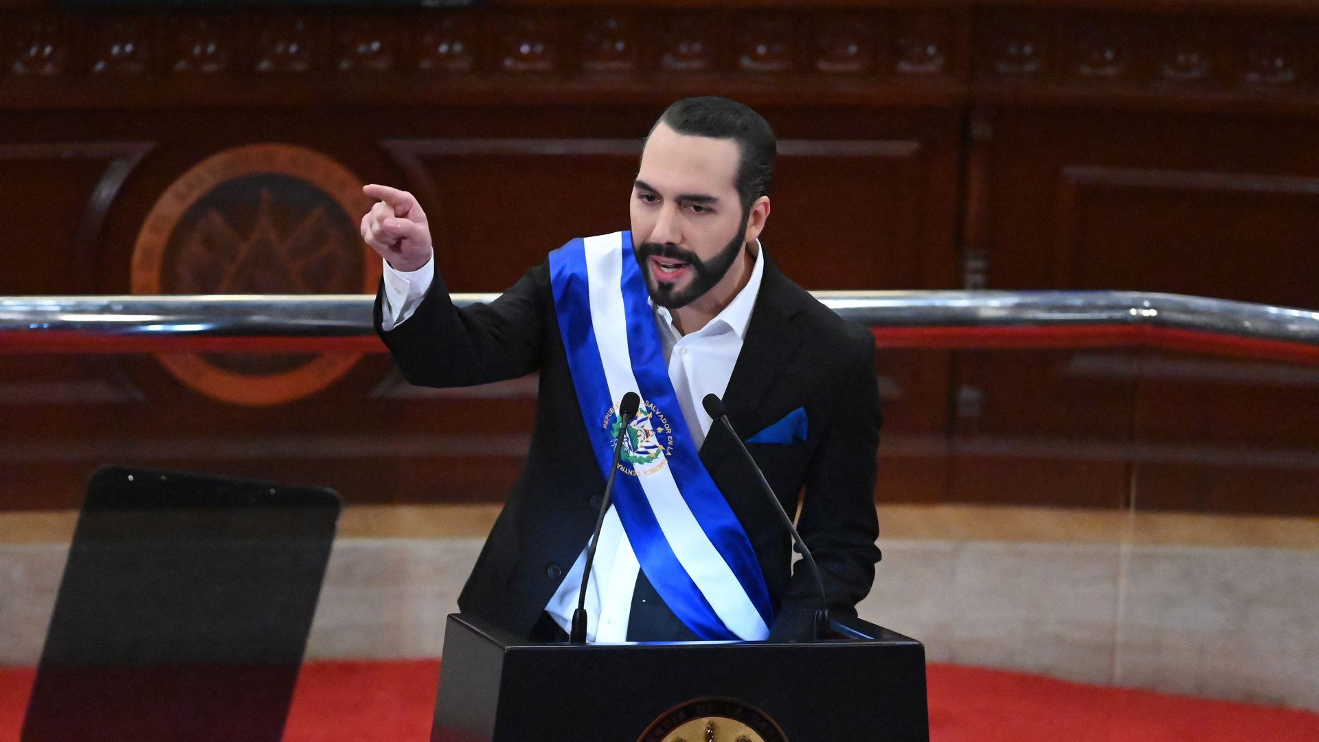 Salvadoran President Nayib Bukele