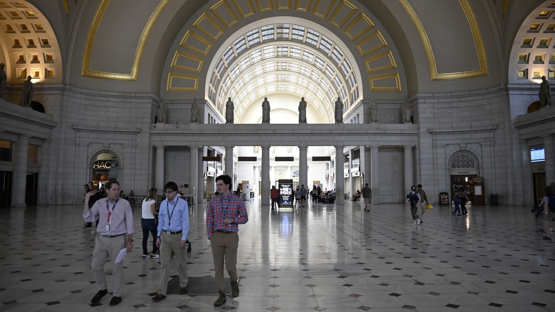The Union Station great hall