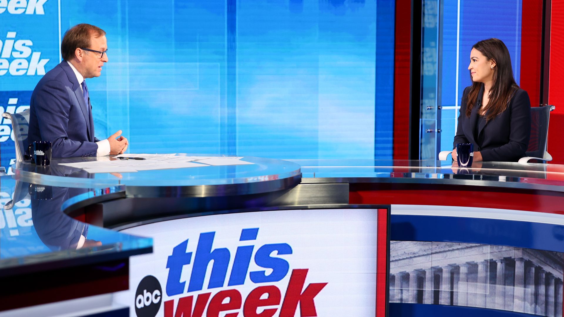Jonathan Karl interviews Rep. Alexandria Ocasio-Cortez Sunday on ABC's ''This Week."