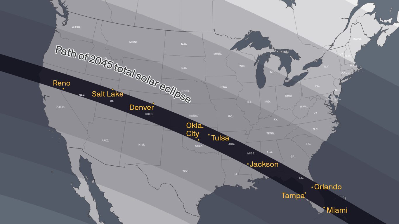 2045 solar eclipse puts Colorado and Denver area in path of totality