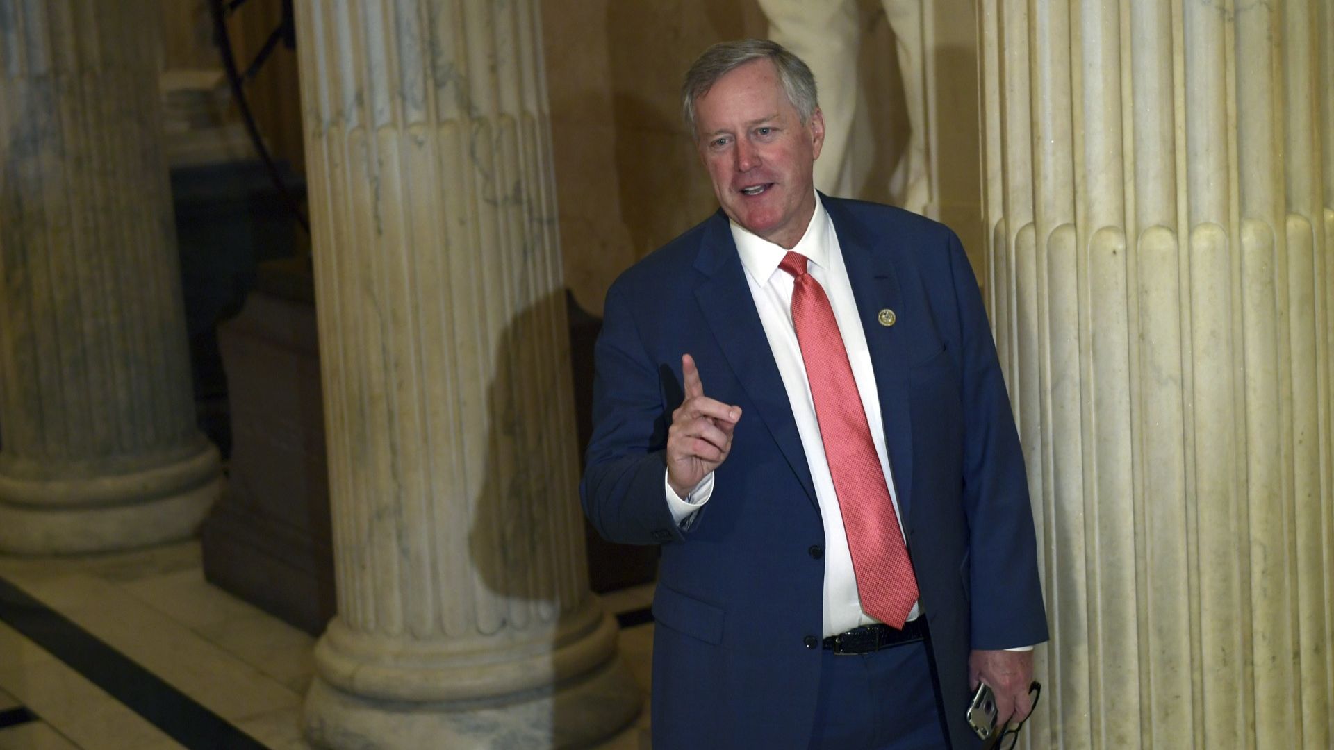 Rep. Mark Meadows speaks to reporters