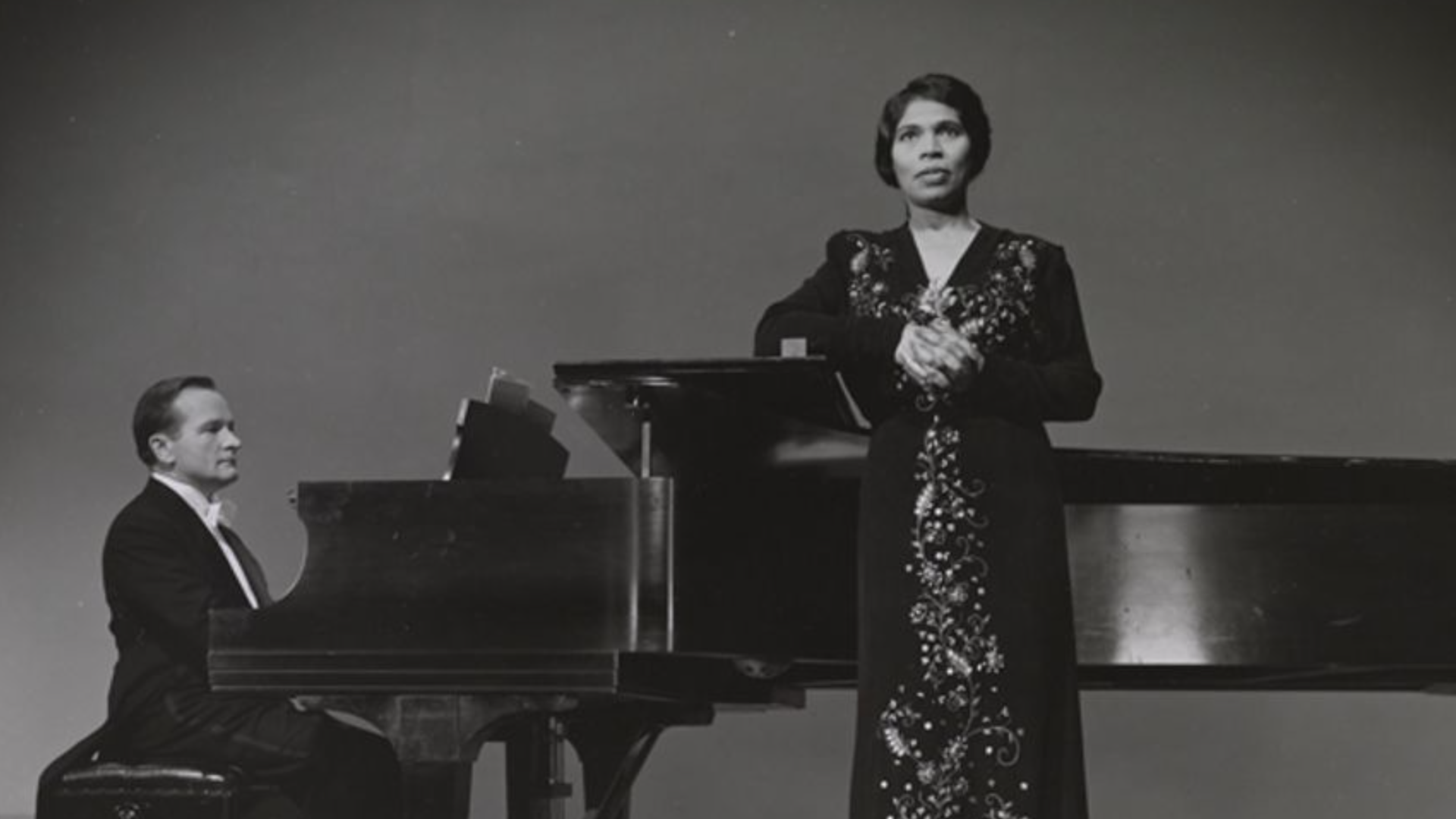 Marian Anderson and Franz Rupp.