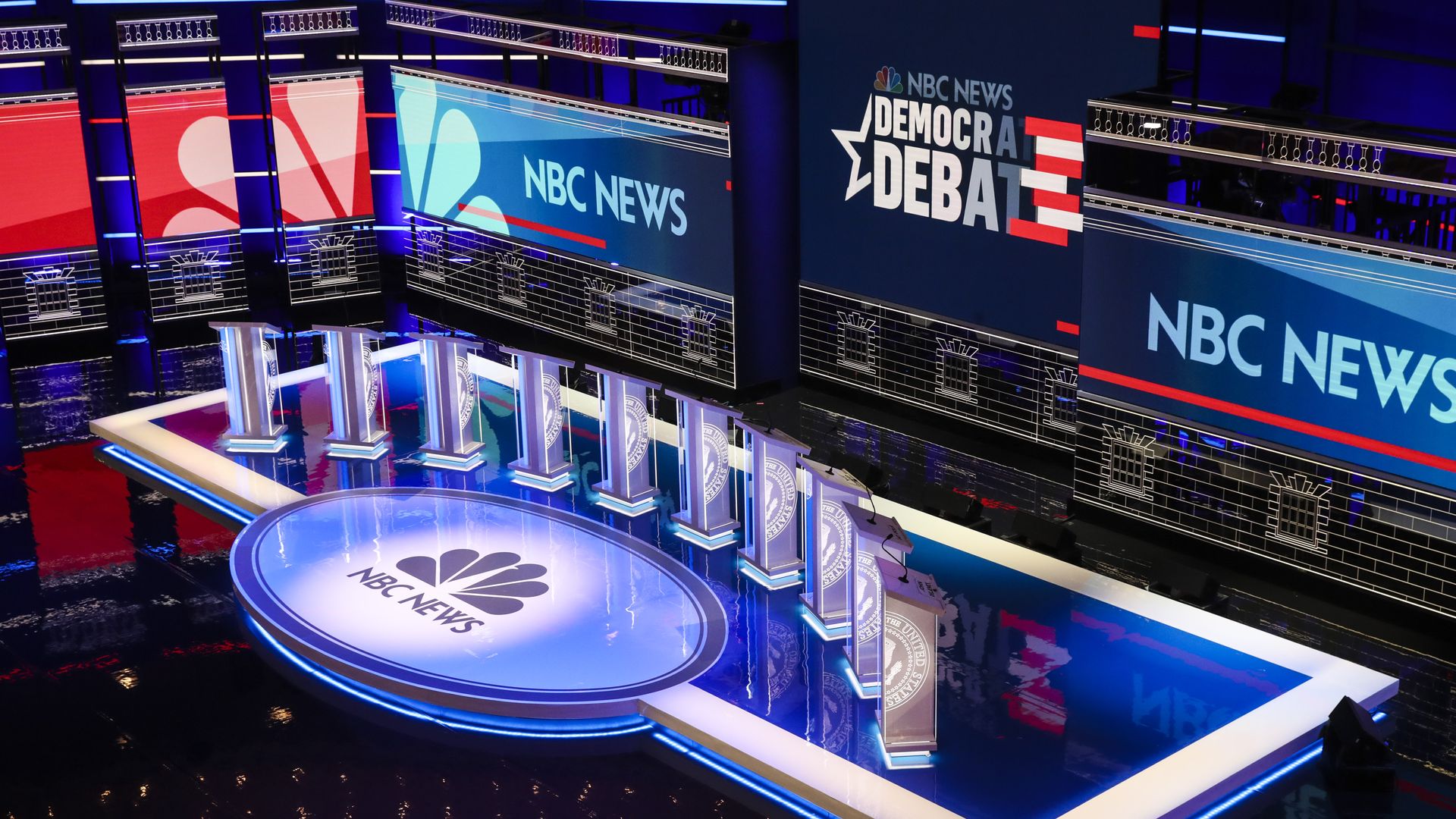 Democratic debate stage