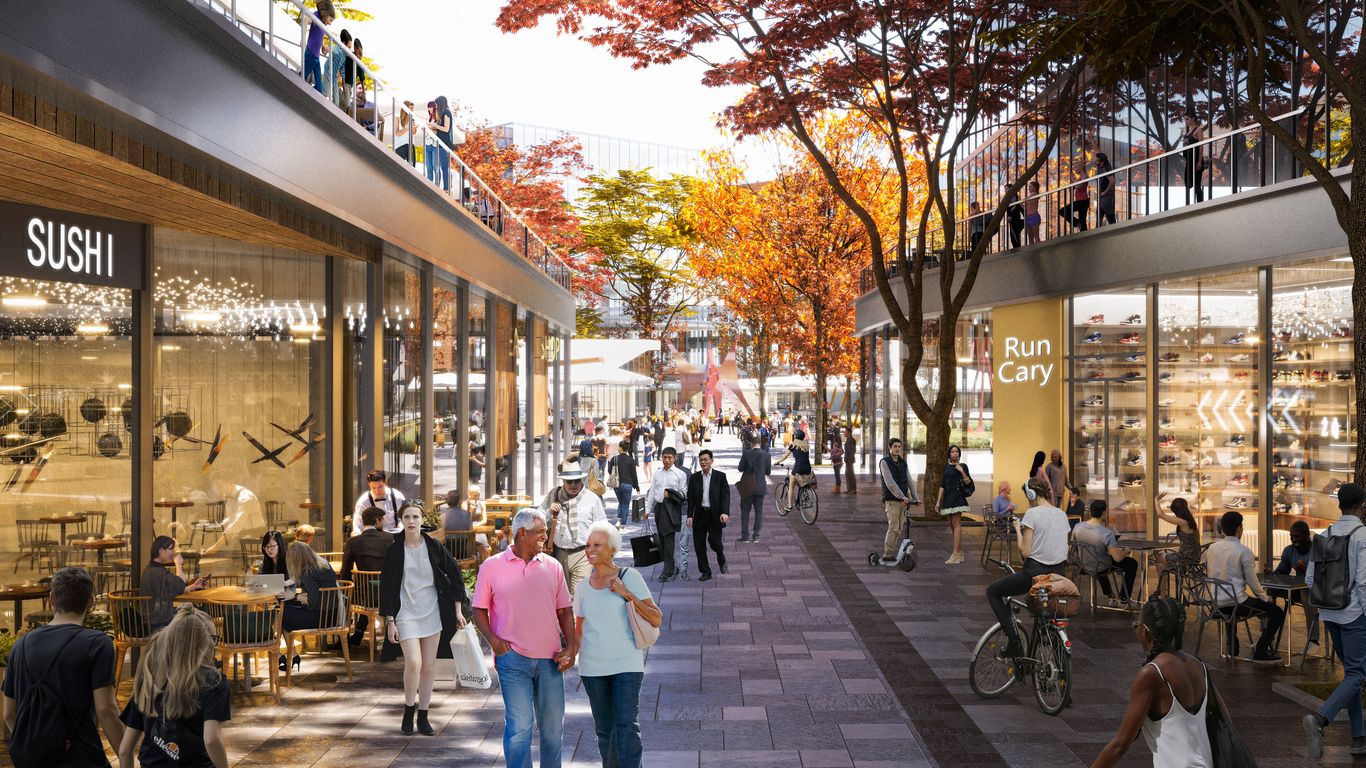 Cary's South Hills mall gets radical new future under rezoning request - Vimarsana News