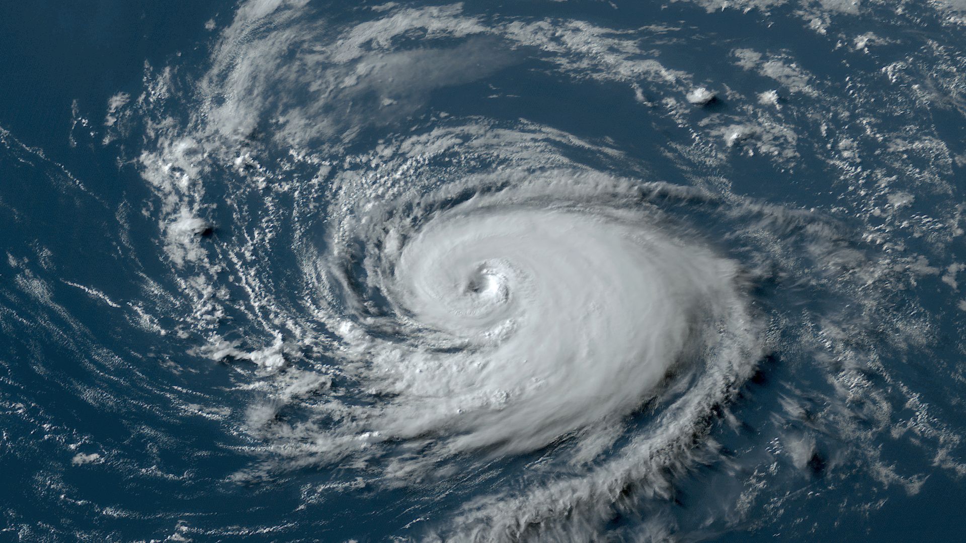 Hurricane Don in the Atlantic in July 2023 viewed by a satellite.