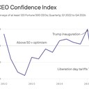 CEO confidence drops into negative territory