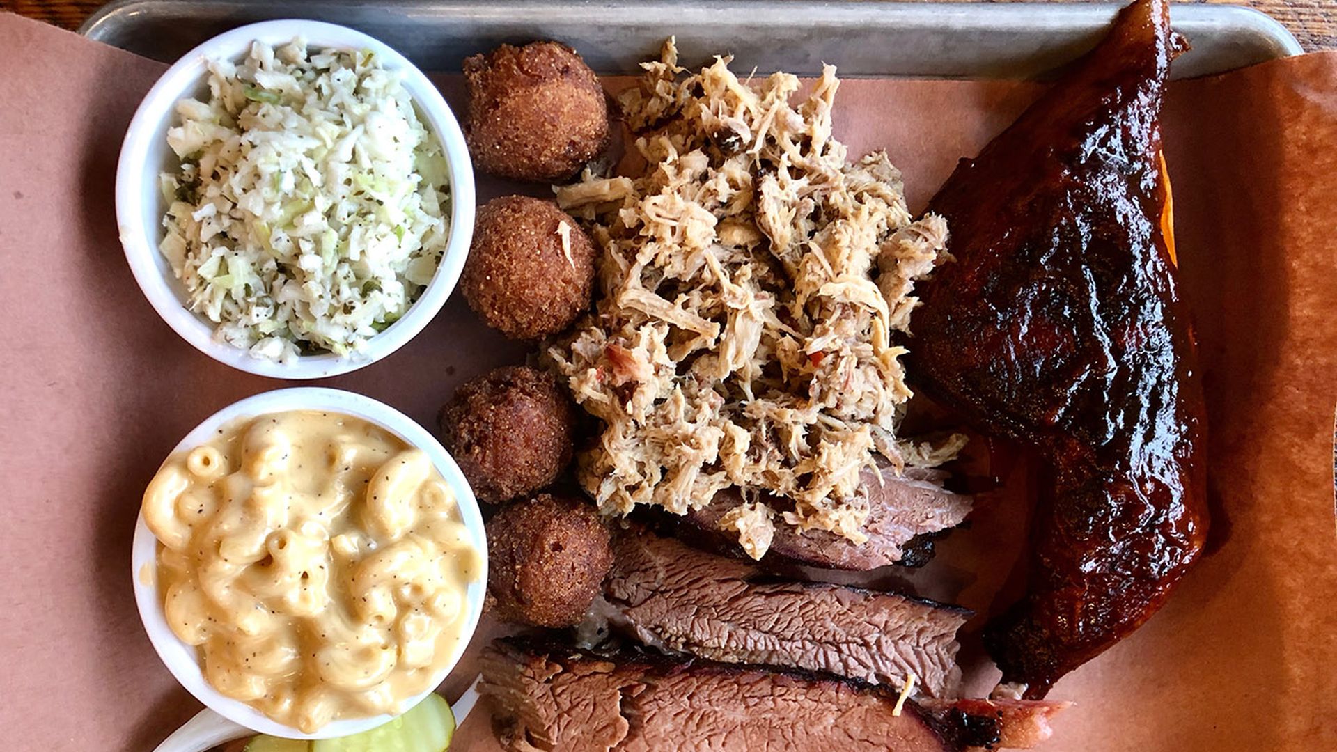 Sauceman's BBQ South End special combo