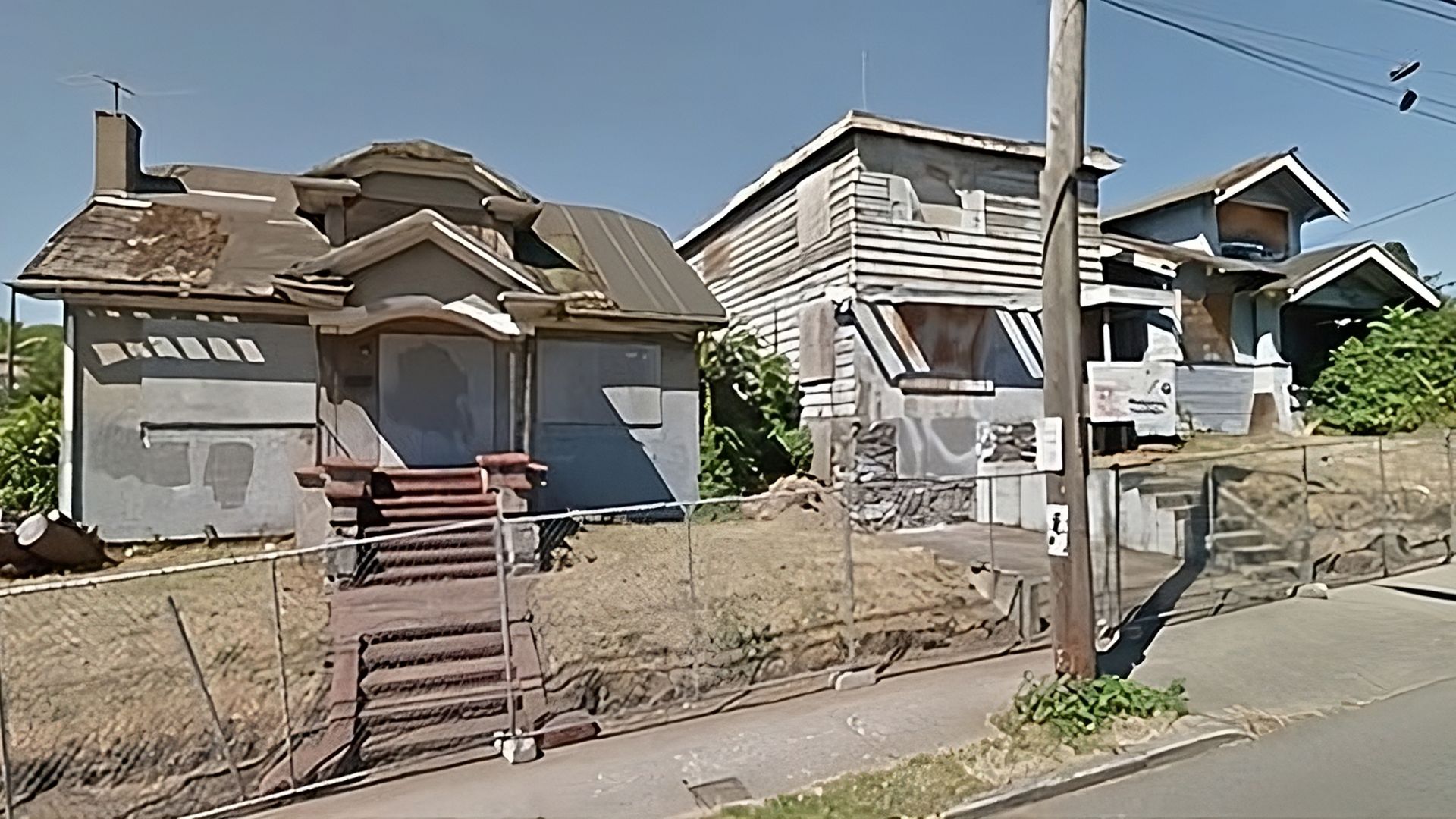 Vacant derelict buildings in Seattle.