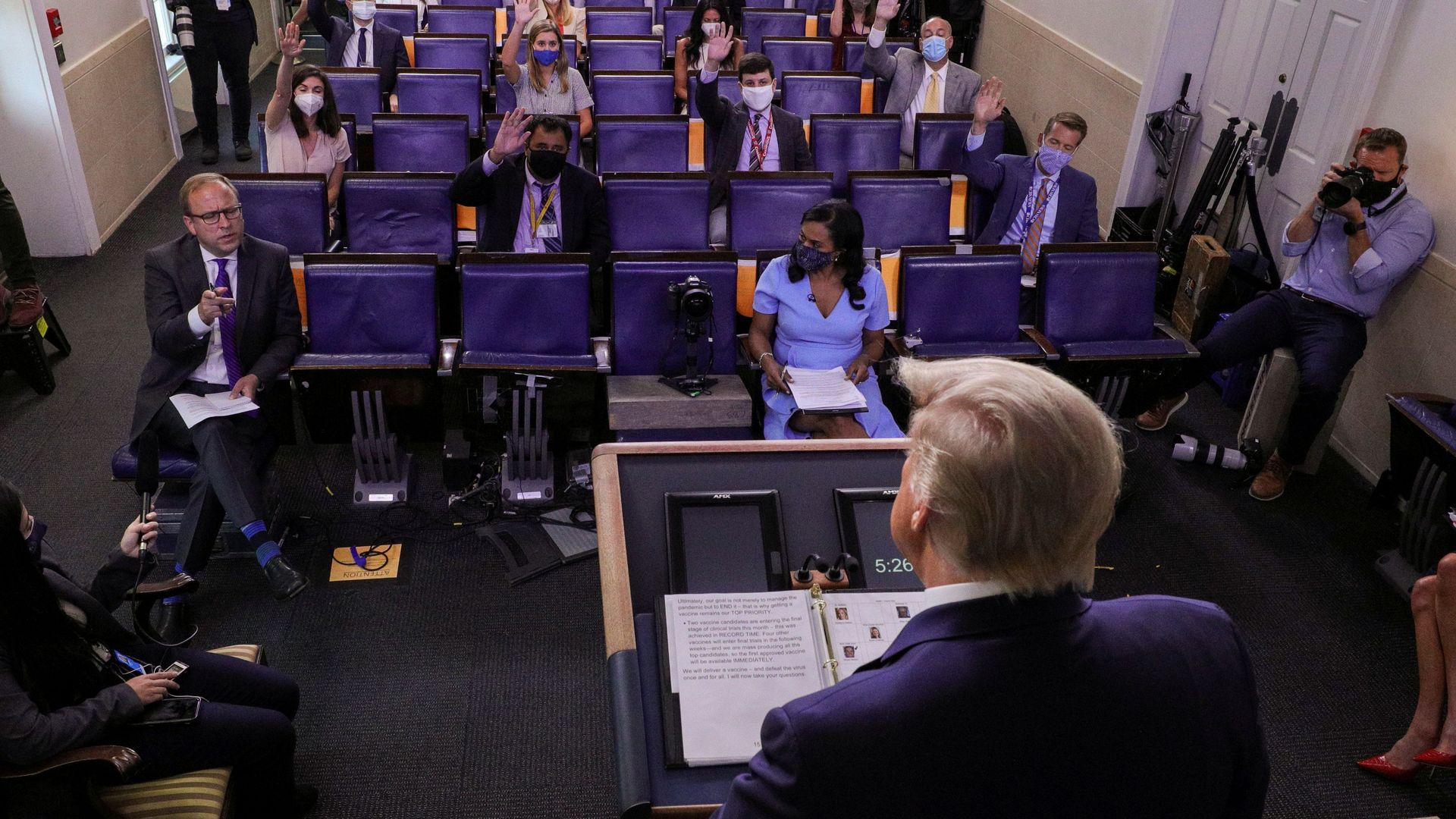 Jonathan Karl in WH press briefing