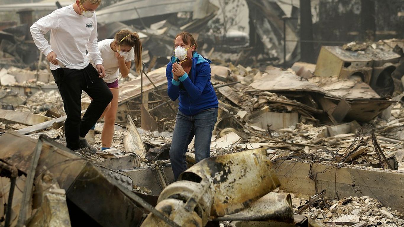 California wildfires leave behind toxic ash