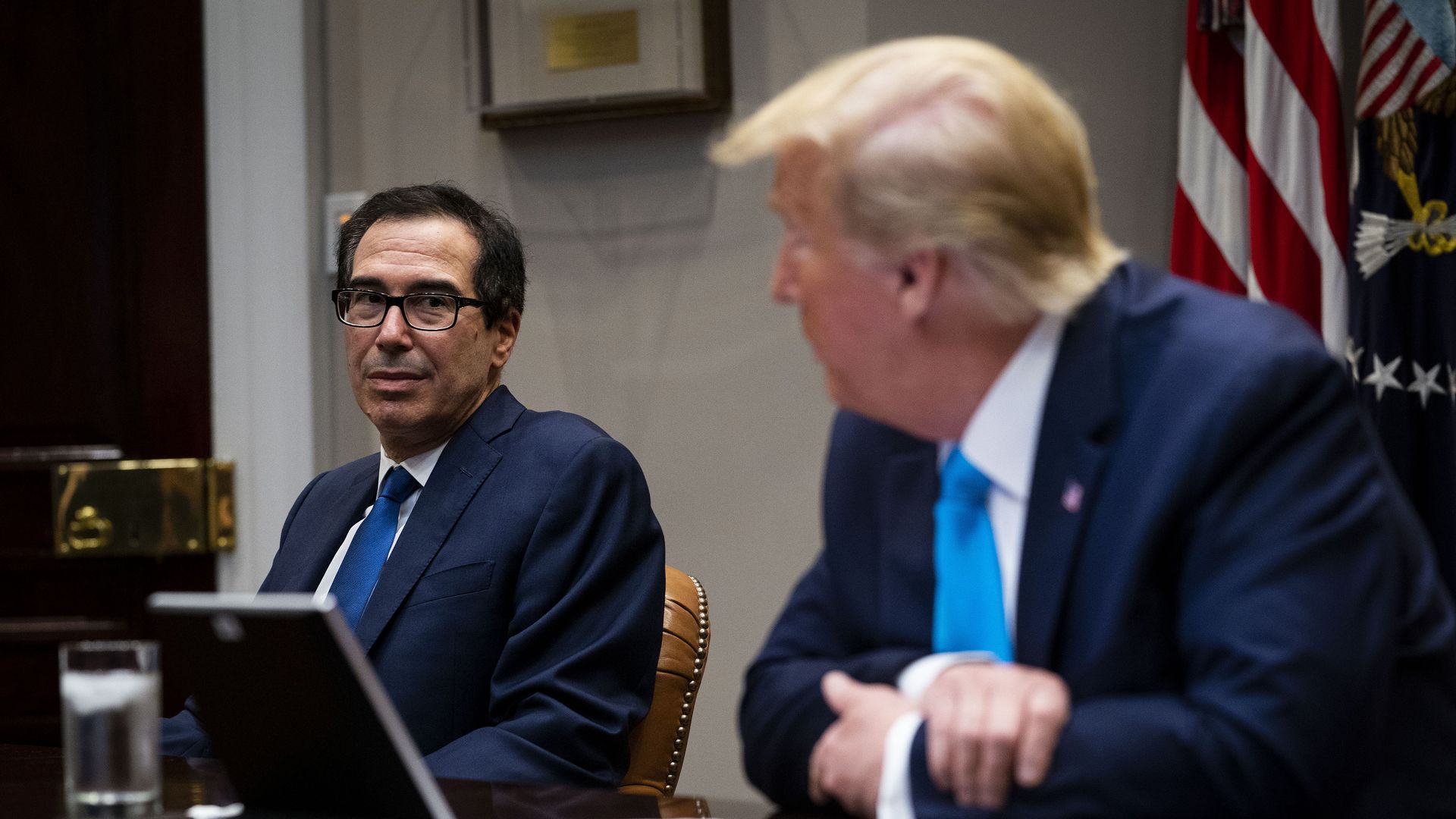 Trump and Steven Mnuchin