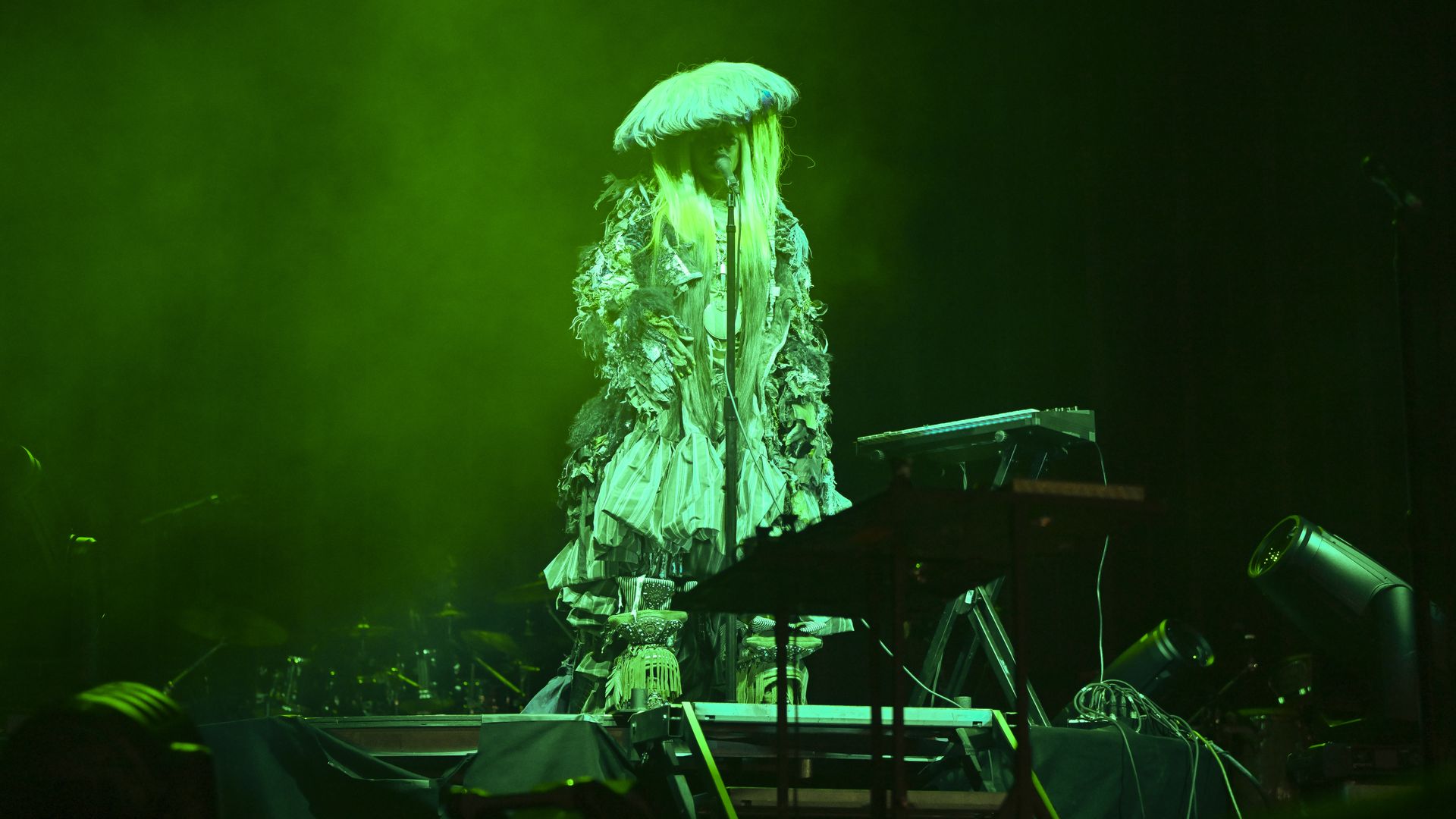 Erykah Badu performs during the 2026 Roots Picnic on May 31, 2026 in Philadelphia, Pennsylvania.