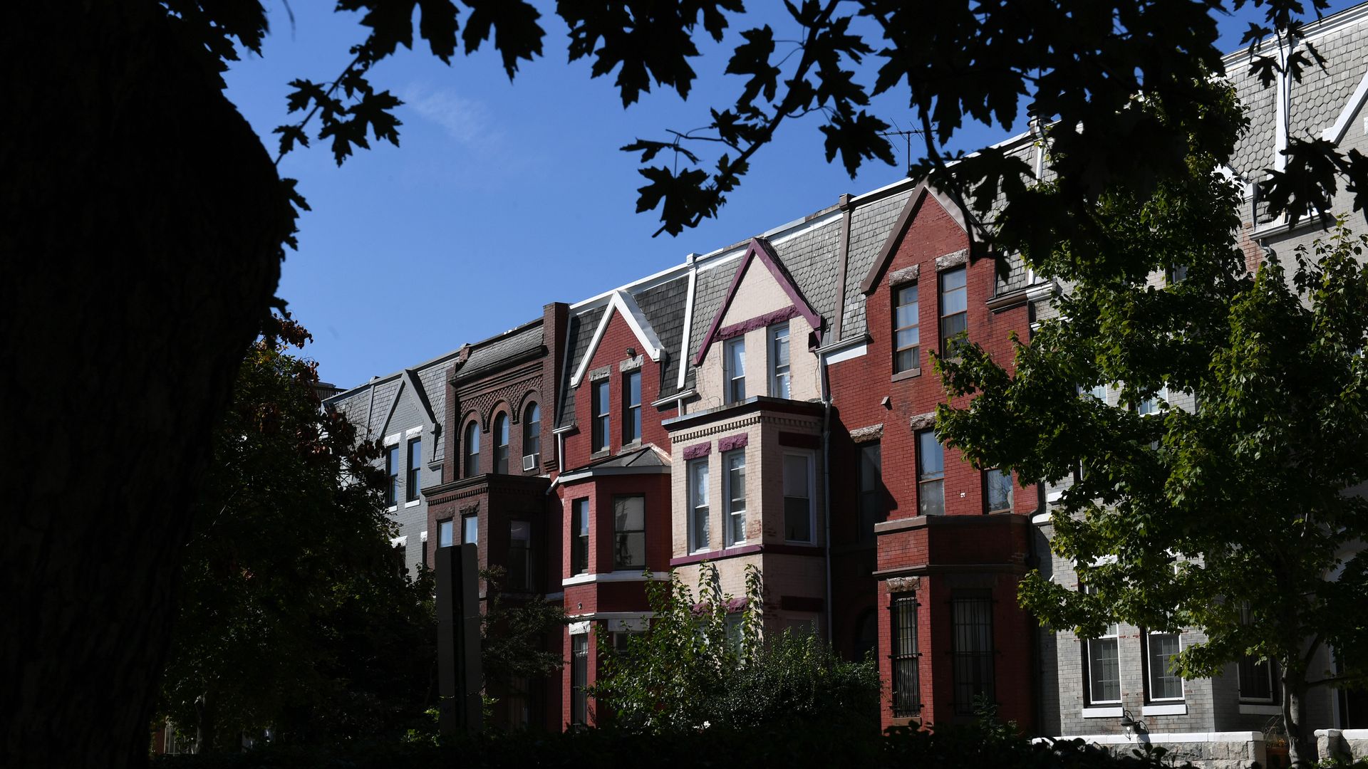 Row houses in Columbia Heights, D.C.