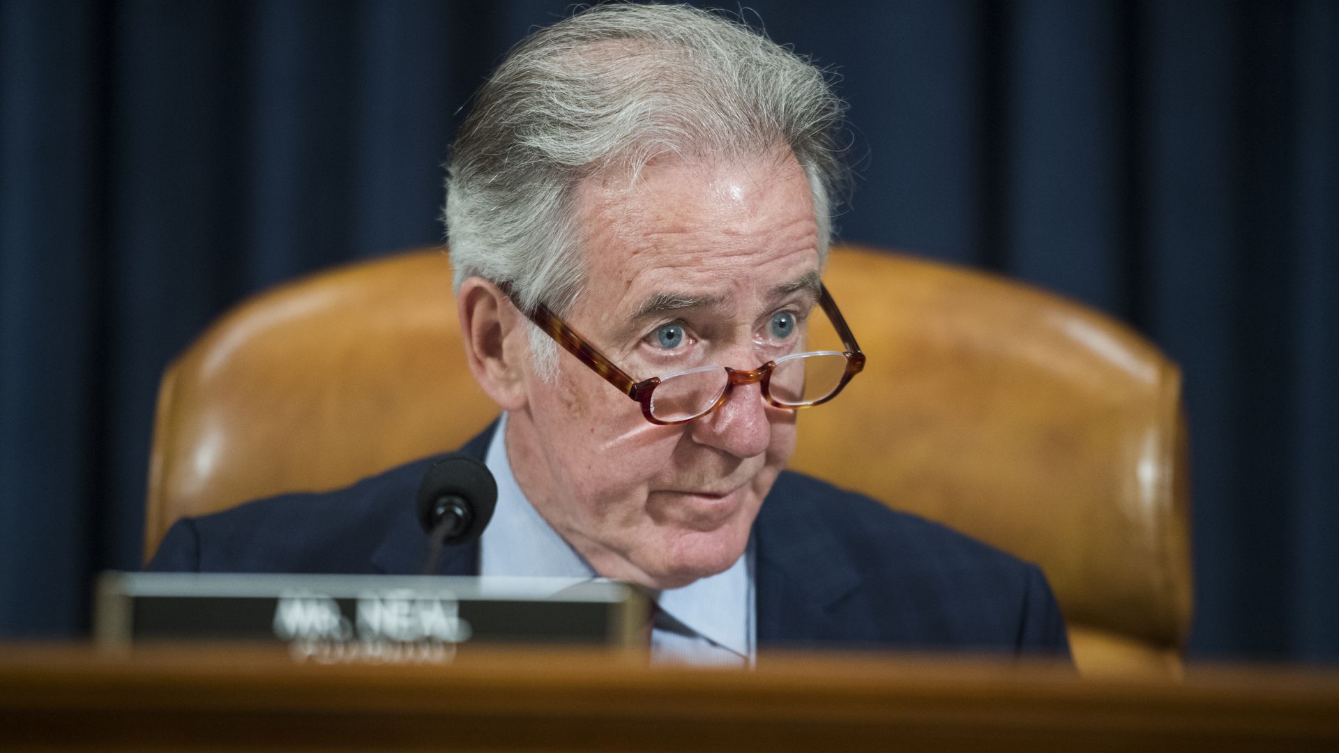 A close-up shot of Ways and Means Chairman Rep. Richard Neal (D-Mass.)