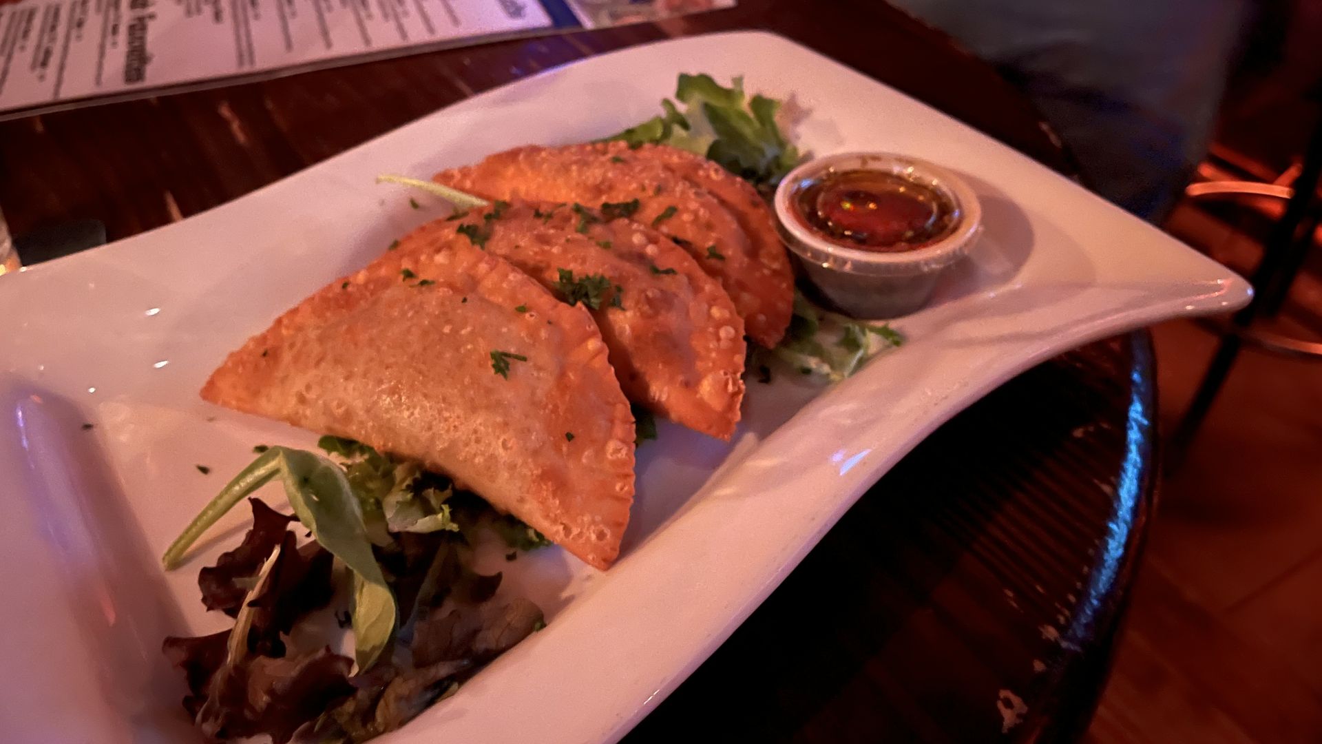 Shepherd's pie empanadas from Mickey Byrnes.