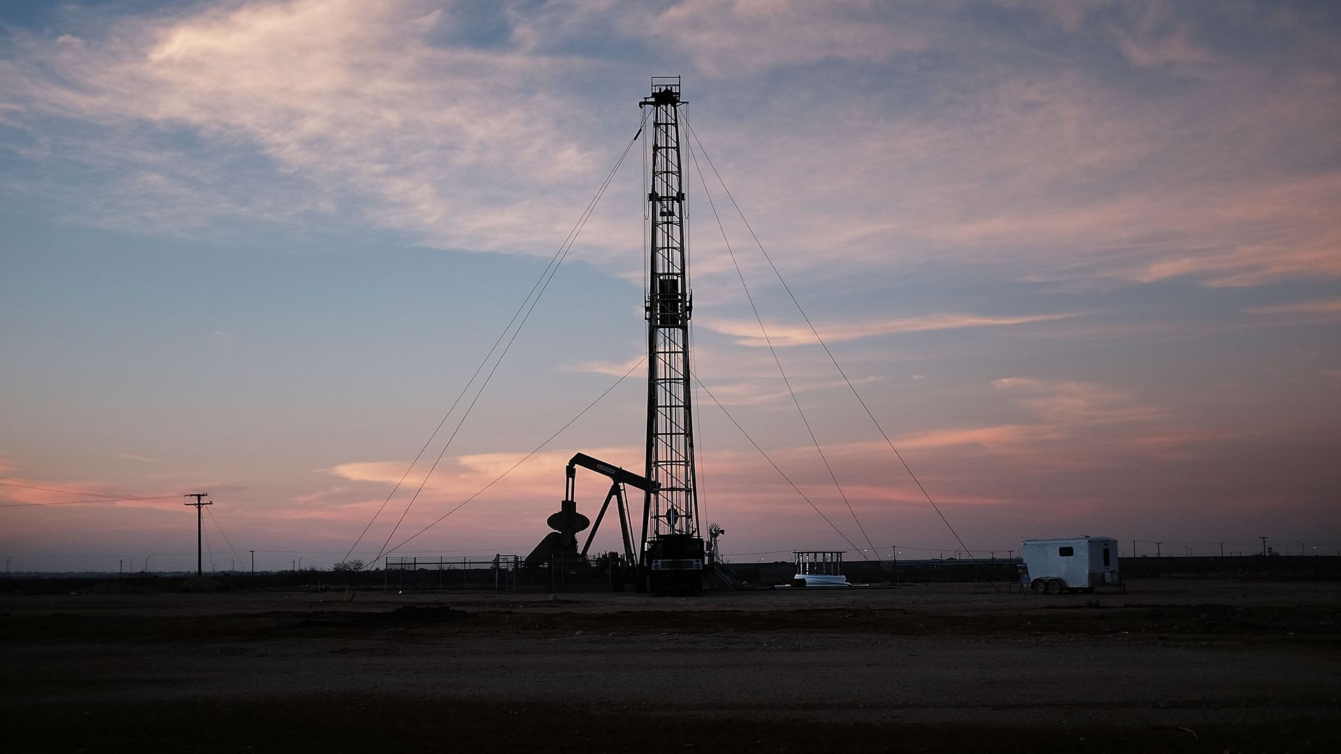 An oil well in Texas