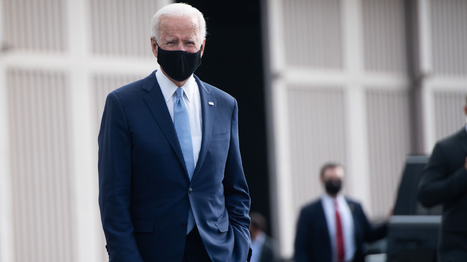Joe Biden in West Mifflin, Pennsylvania, on Aug. 31.
