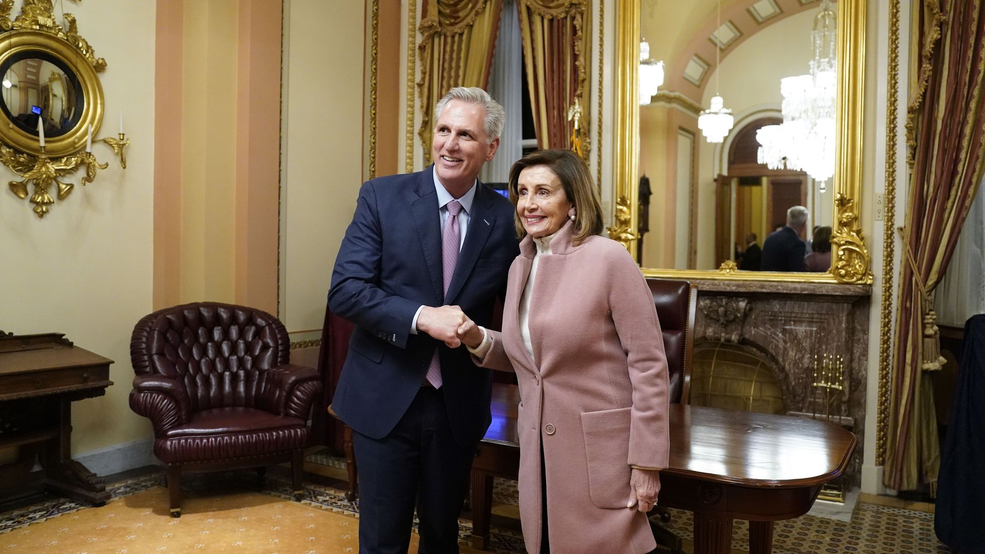 Kevin McCarthy and Nancy Pelosi
